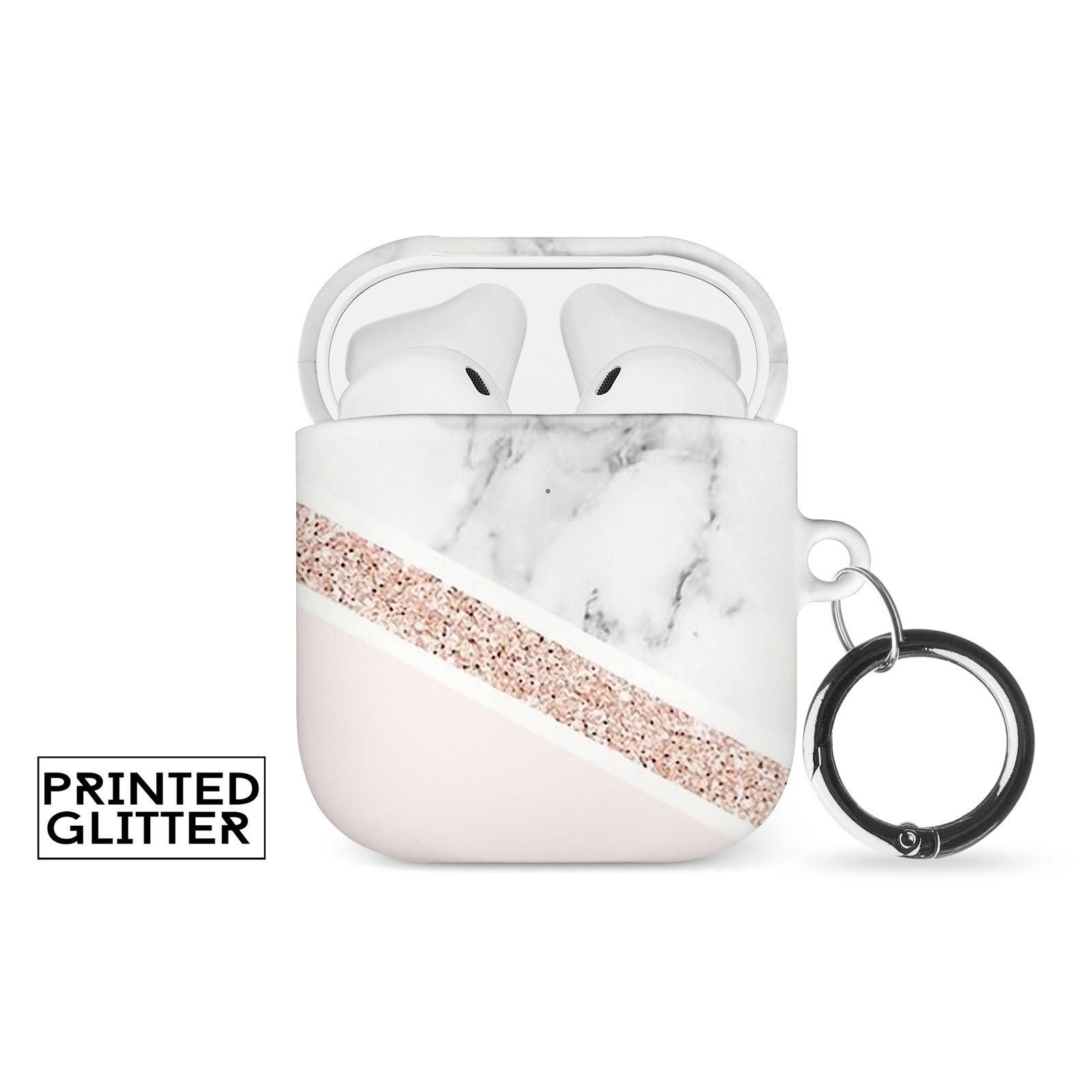 CASE FOR AIRPODS 1 2 3 PRO COVER HARD SHELL STARS GOLD RAINBOW - Picture 2 of 26