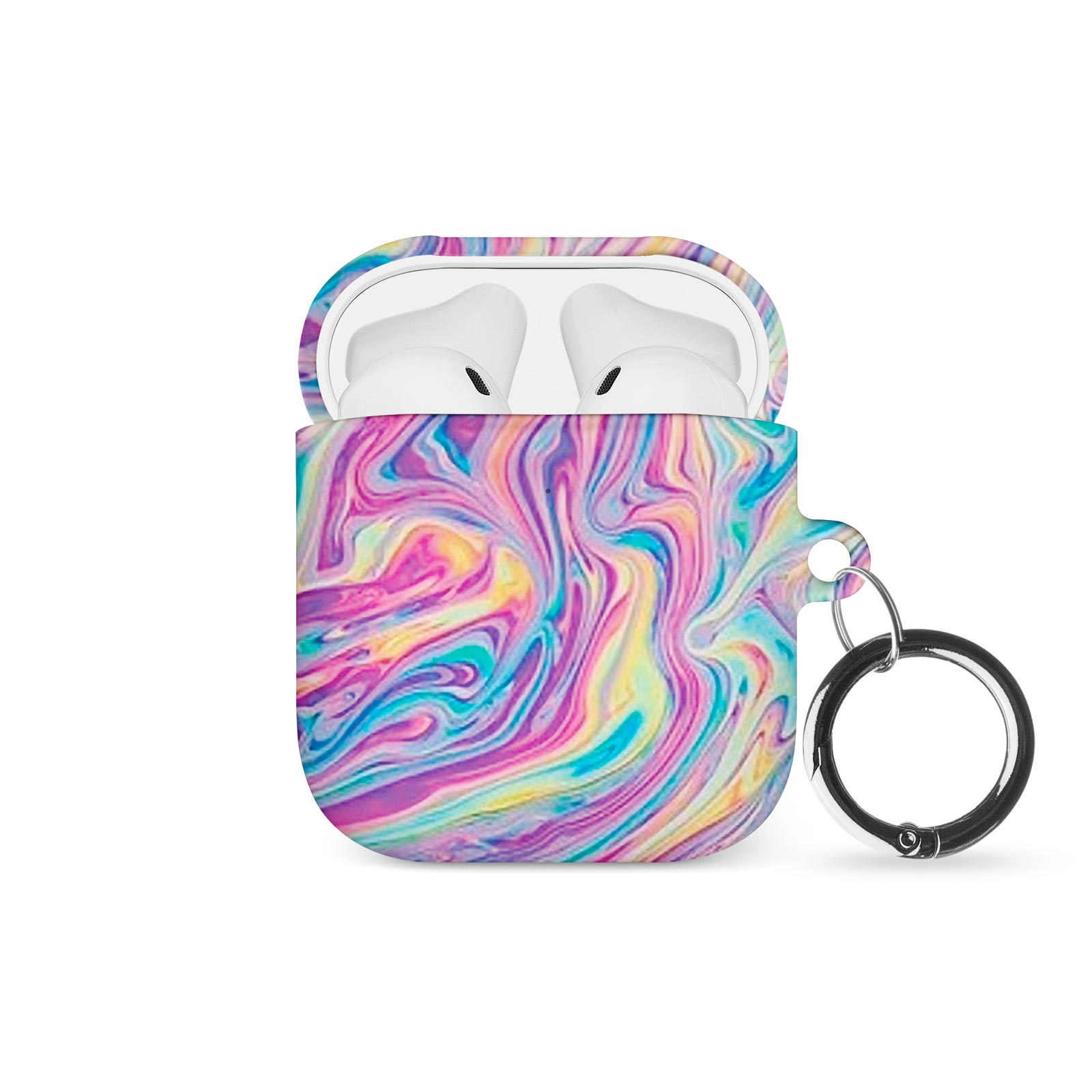 CASE FOR AIRPODS 1 2 3 PRO COVER HARD SHELL STARS GOLD RAINBOW - Picture 5 of 26