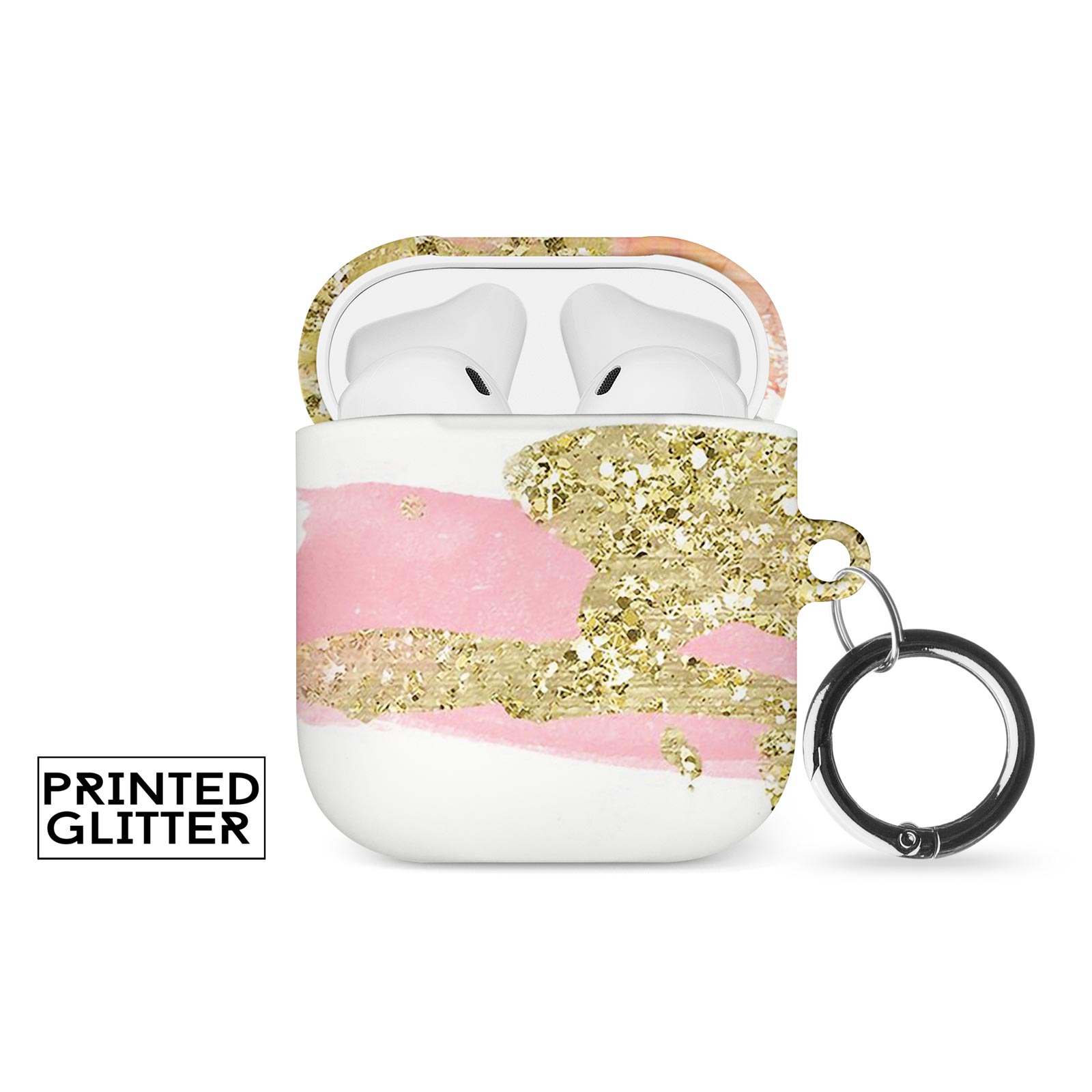 CASE FOR AIRPODS 1 2 3 PRO COVER HARD SHELL STARS GOLD RAINBOW - Picture 11 of 26