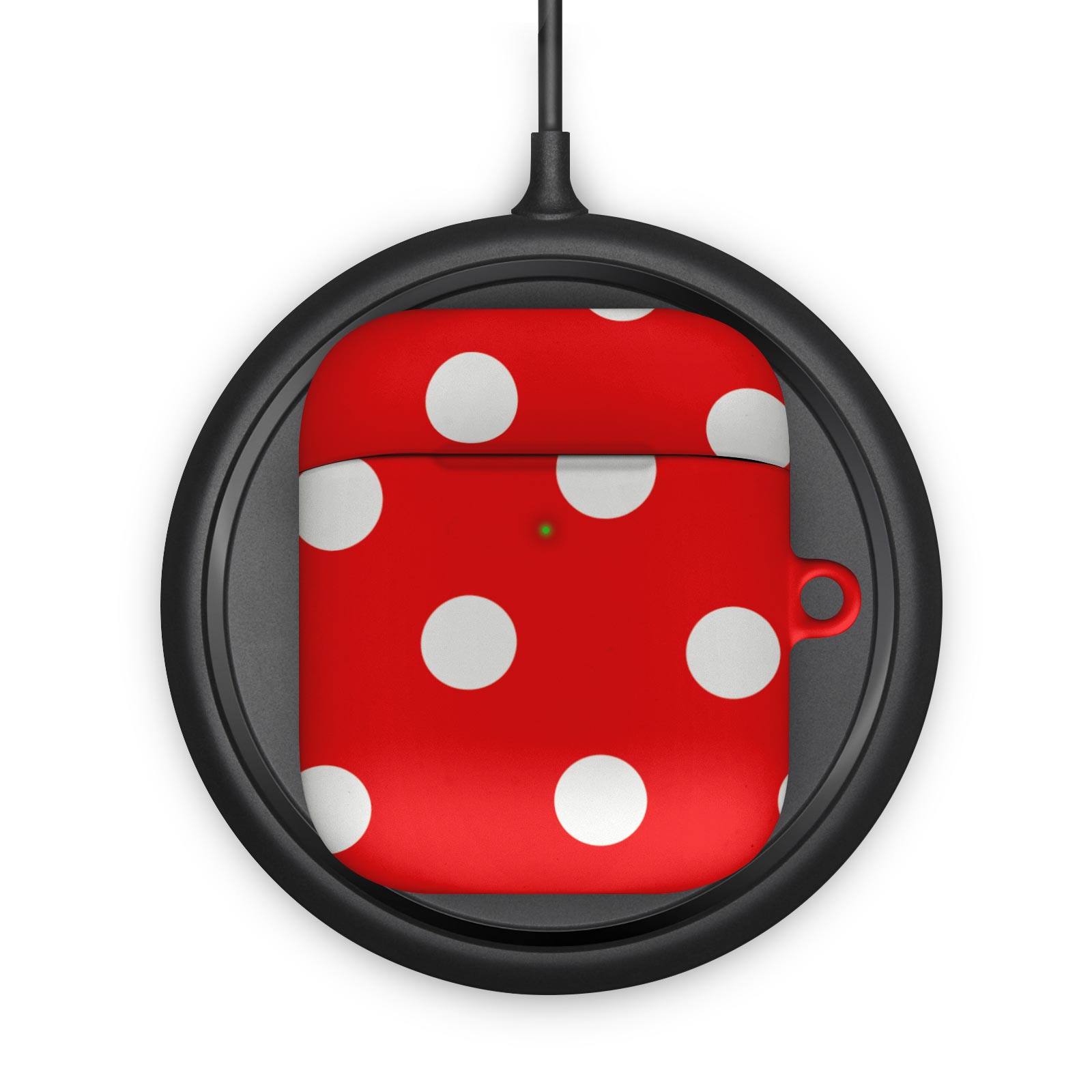 CASE FOR AIRPODS 1 2 3 PRO COVER HARD SHELL POLKA DOT SHABBY - Picture 4 of 26