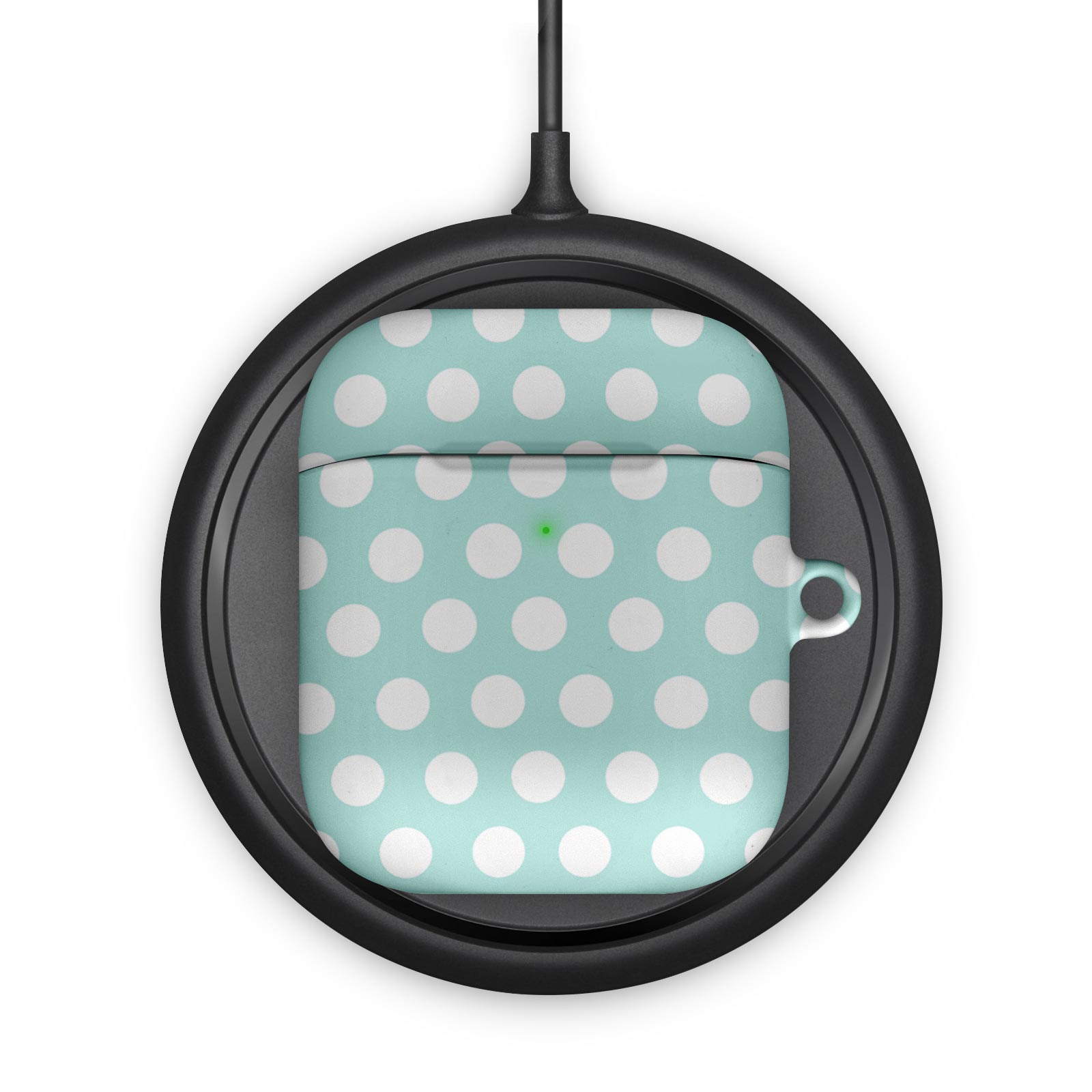 CASE FOR AIRPODS 1 2 3 PRO COVER HARD SHELL POLKA DOT SHABBY - Picture 13 of 26