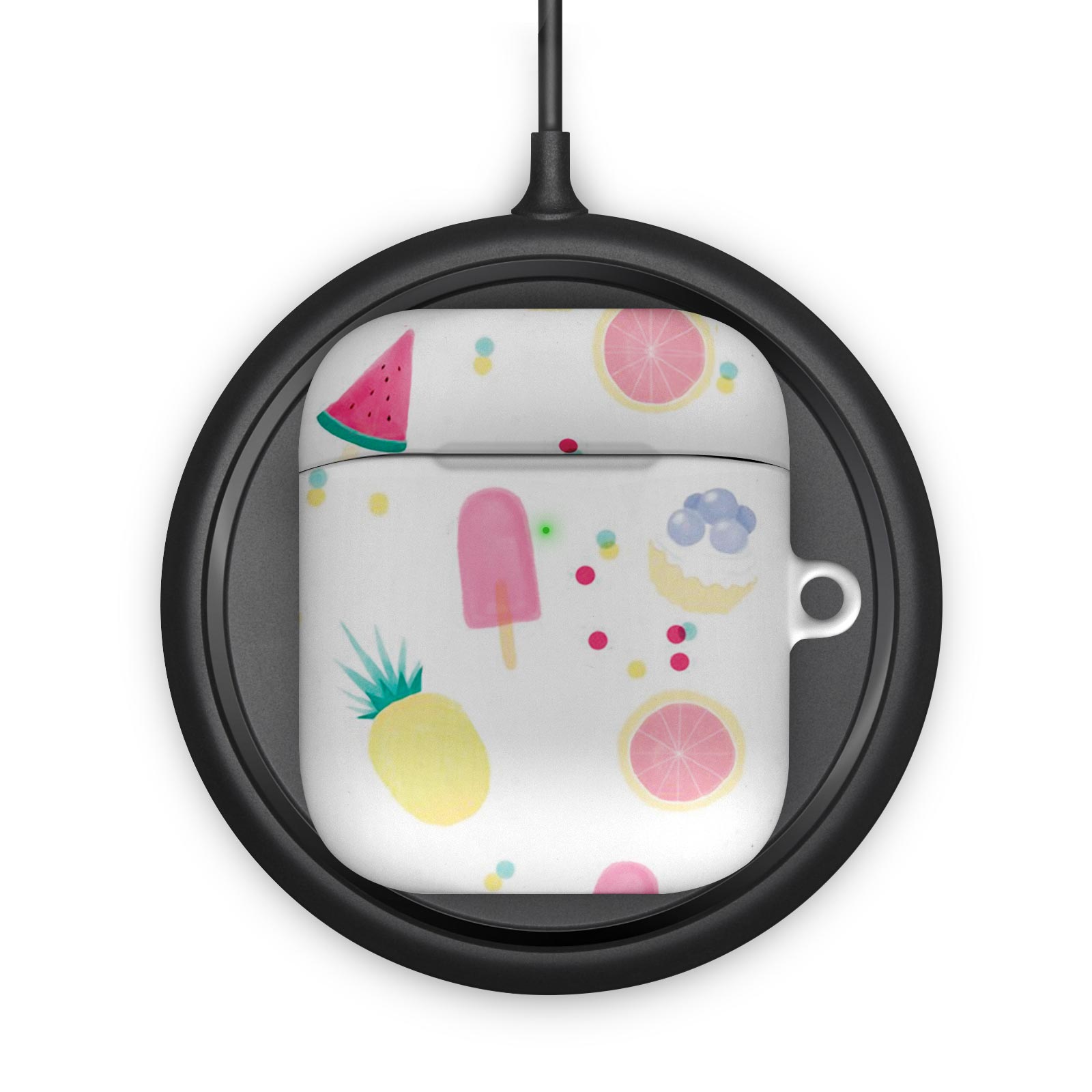 CASE FOR AIRPODS 1 2 3 PRO COVER HARD SHELL WATERMELON CLOUDS - Picture 19 of 26