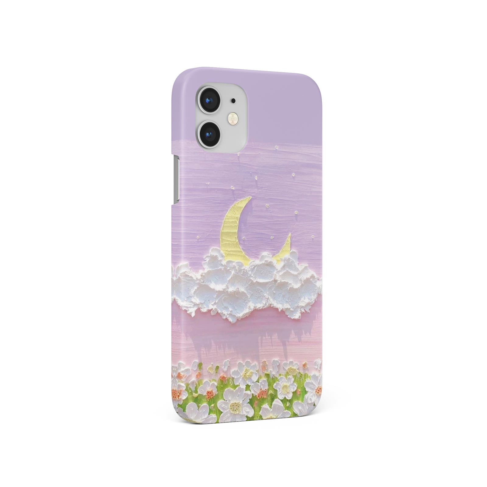 CASE FOR IPHONE 16 15 14 13 12 11 SE PRO MAX HARD PHONE COVER PURPLE 3D ILLUSION - Picture 3 of 10