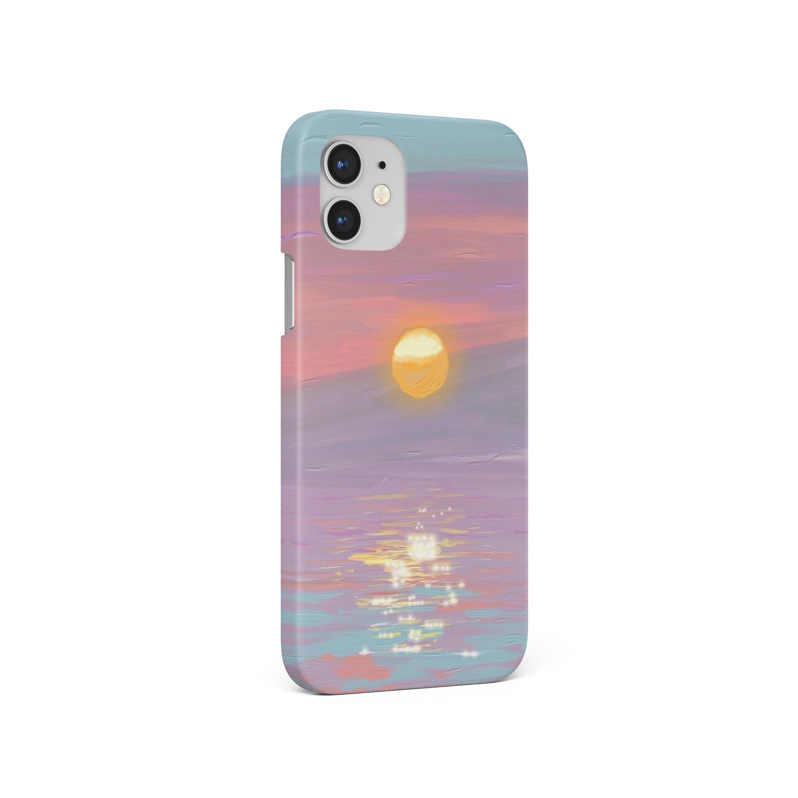 CASE FOR IPHONE 16 15 14 13 12 11 SE PRO MAX HARD PHONE COVER PURPLE 3D ILLUSION - Picture 9 of 10