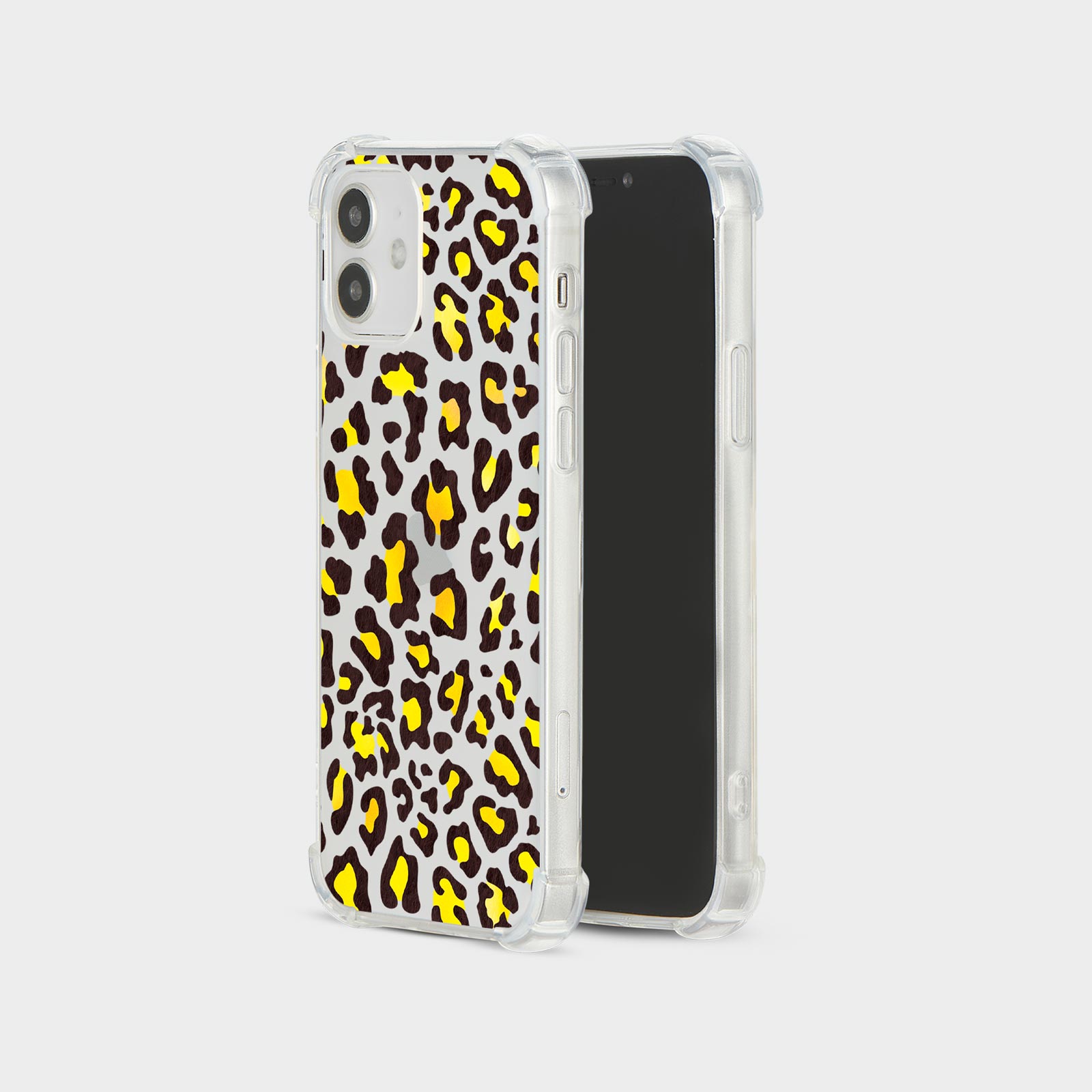 CASE FOR IPHONE 15 14 13 12 11 SE SHOCKPROOF SILICONE COVER ANIMAL PRINT NEON - Picture 11 of 34