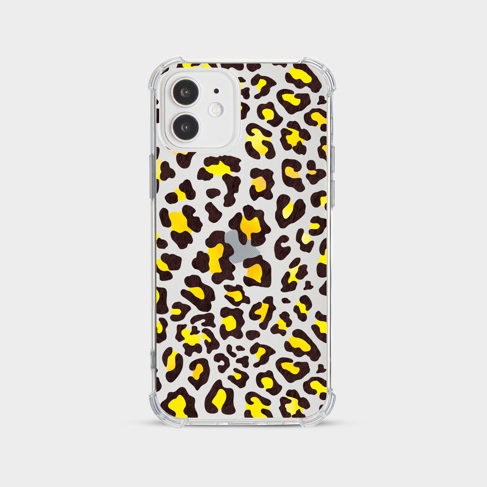 CASE FOR IPHONE 15 14 13 12 11 SE SHOCKPROOF SILICONE COVER ANIMAL PRINT NEON - Picture 10 of 34