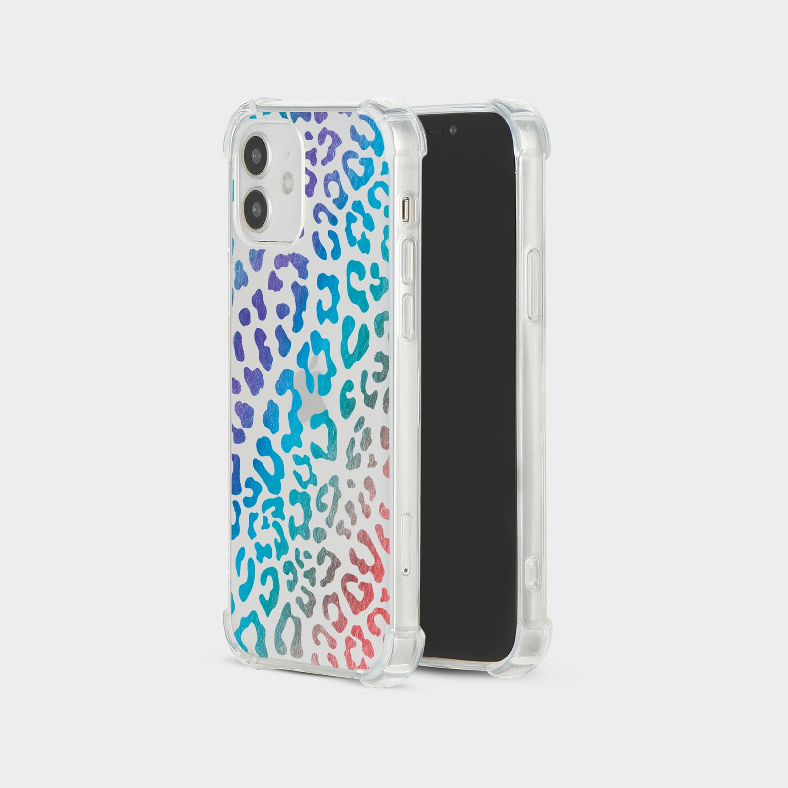 CASE FOR IPHONE 15 14 13 12 11 SE SHOCKPROOF SILICONE COVER ANIMAL PRINT NEON - Picture 15 of 34