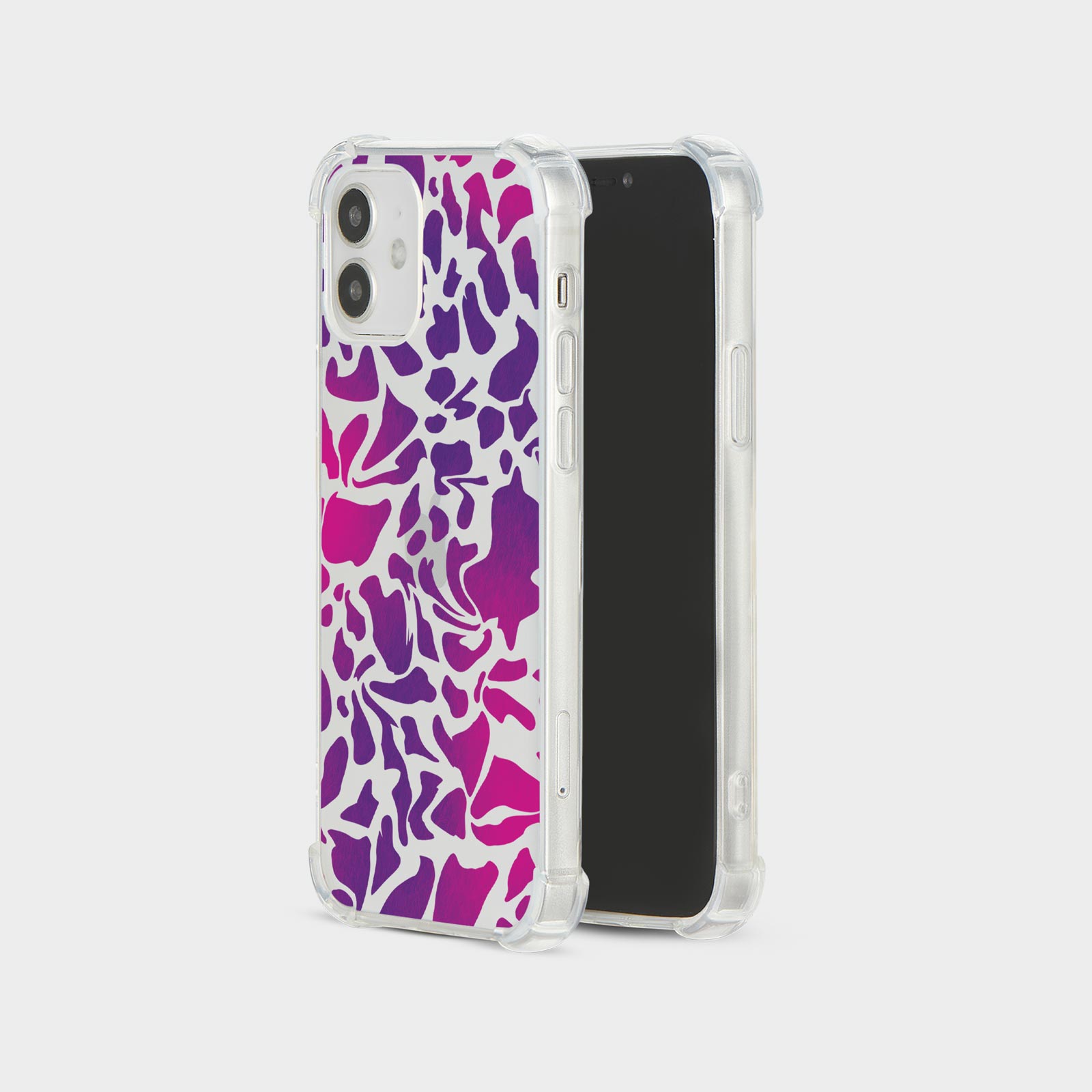 CASE FOR IPHONE 15 14 13 12 11 SE SHOCKPROOF SILICONE COVER ANIMAL PRINT NEON - Picture 23 of 34