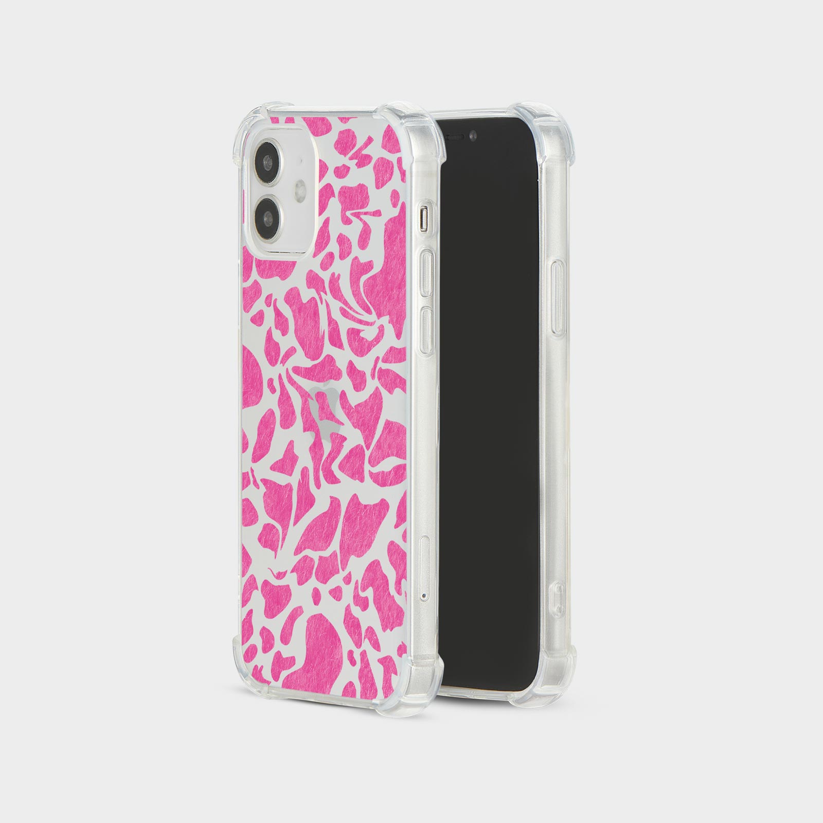 CASE FOR IPHONE 15 14 13 12 11 SE SHOCKPROOF SILICONE COVER ANIMAL PRINT NEON - Picture 31 of 34