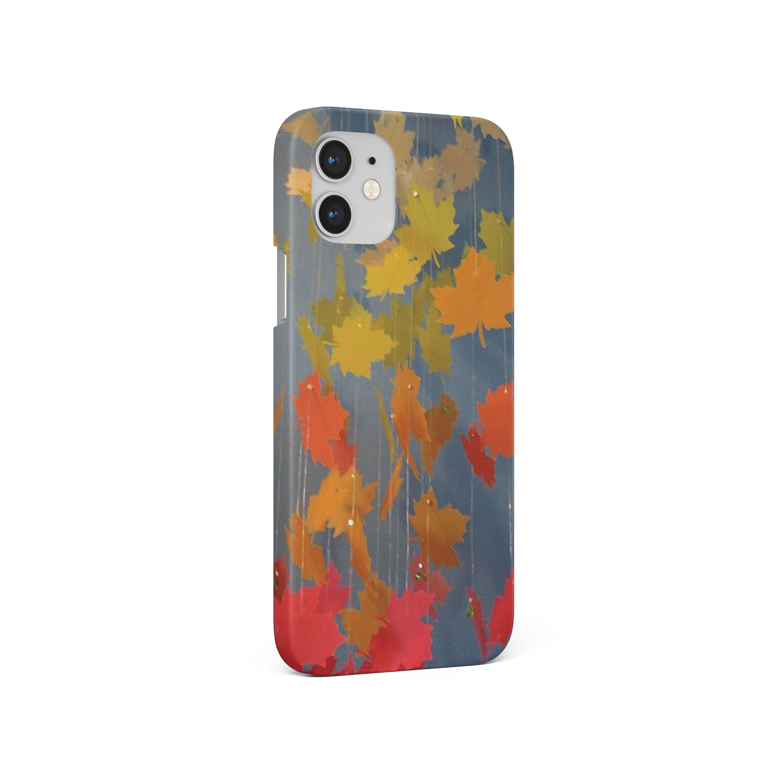 CASE FOR IPHONE 17 16 15 14 13 12 PRO MAXHARD PHONE COVER AUTUMN LEAVES ...