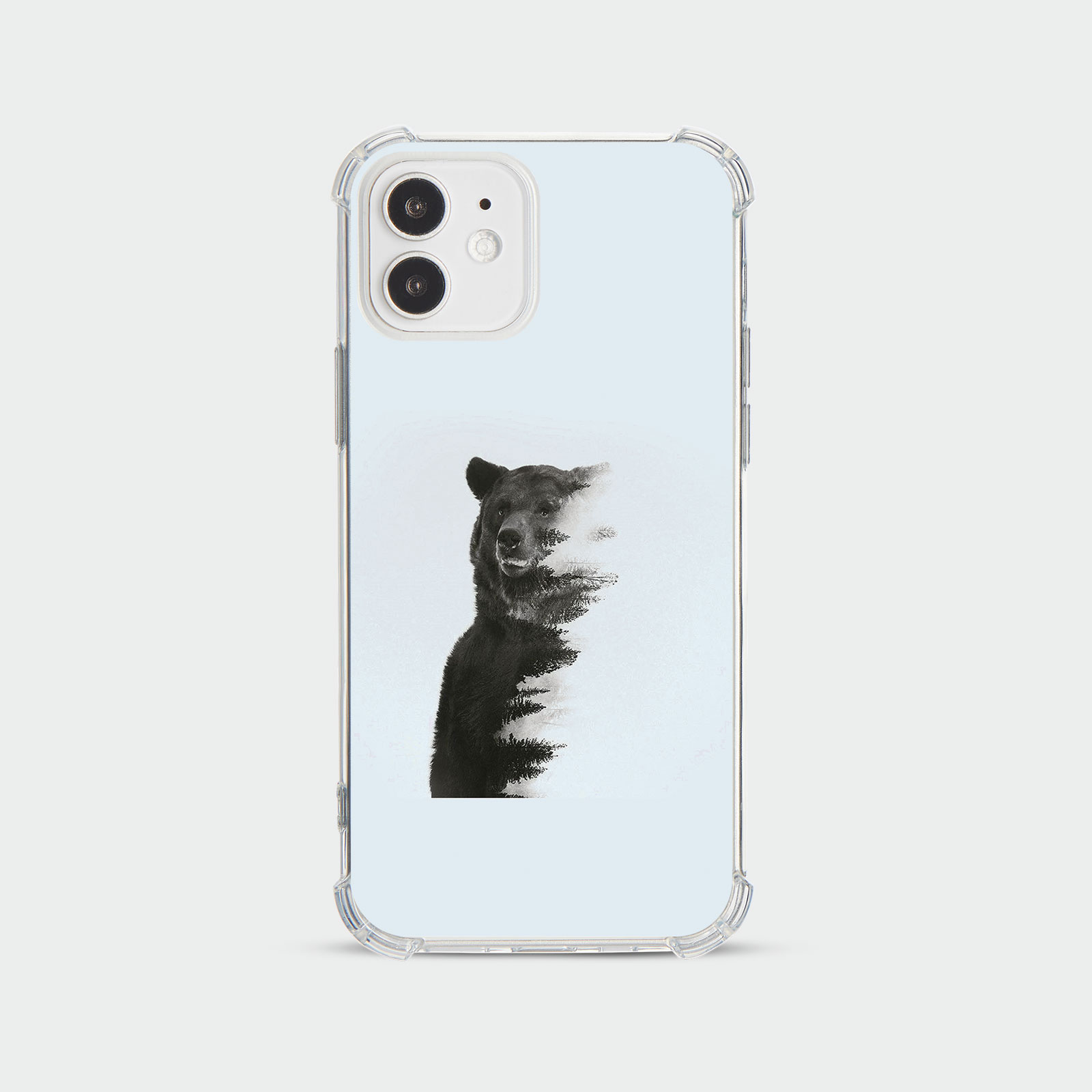 CASE FOR IPHONE 15 14 13 12 SE SHOCKPROOF PHONE COVER BEAR WILD BEAST GRIZZLY - Picture 10 of 34