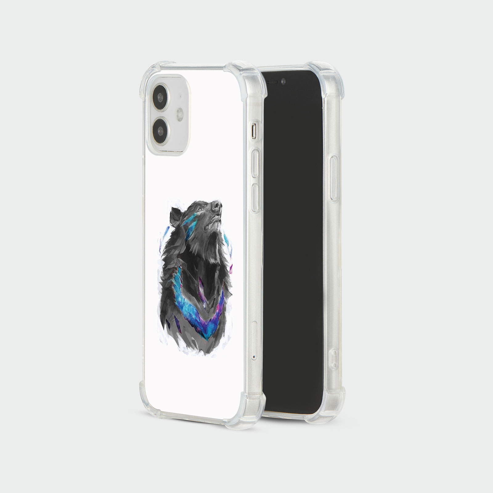 CASE FOR IPHONE 15 14 13 12 SE SHOCKPROOF PHONE COVER BEAR WILD BEAST GRIZZLY - Picture 23 of 34