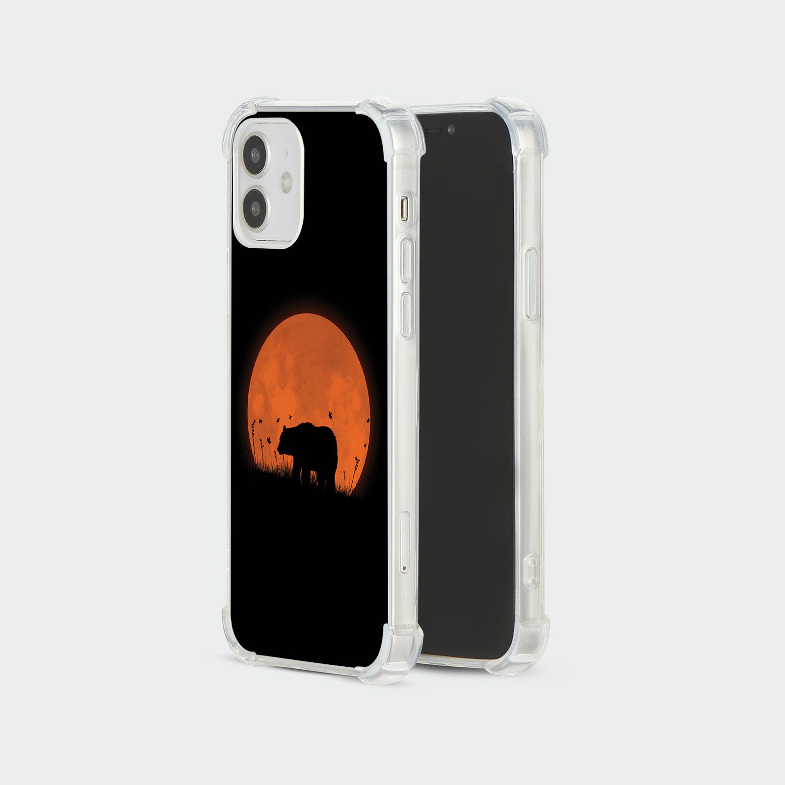 CASE FOR IPHONE 15 14 13 12 SE SHOCKPROOF PHONE COVER BEAR WILD BEAST GRIZZLY - Picture 27 of 34