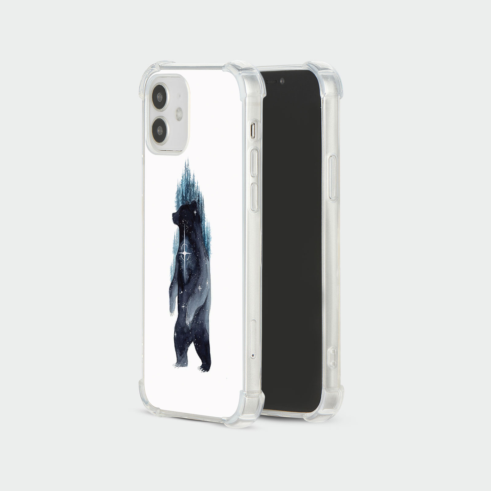 CASE FOR IPHONE 15 14 13 12 SE SHOCKPROOF PHONE COVER BEAR WILD BEAST GRIZZLY - Picture 31 of 34