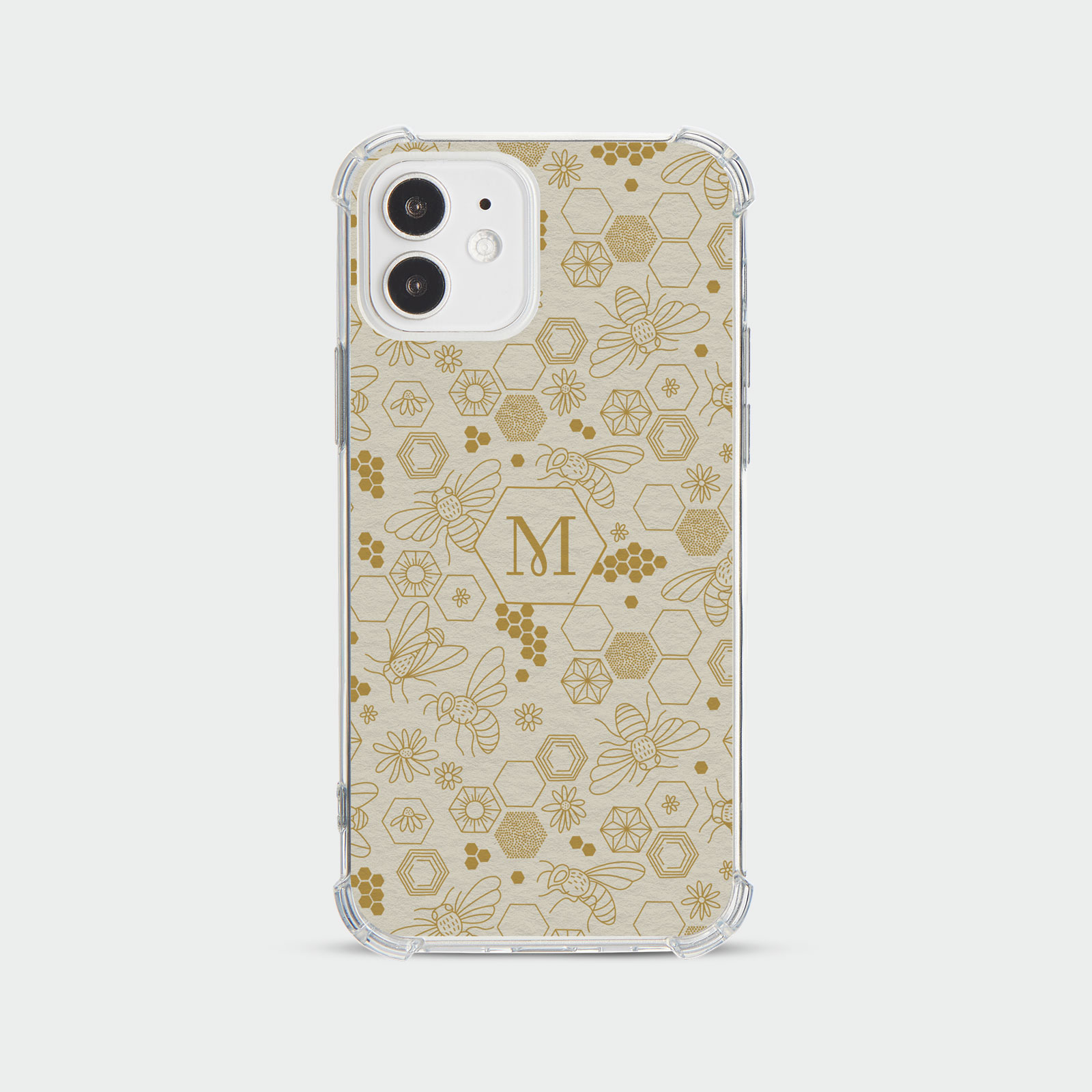 PERSONALISED CASE FOR IPHONE 13 12 SE 8 SHOCKPROOF PHONE COVER HONEYBEE FLORAL - Picture 10 of 122