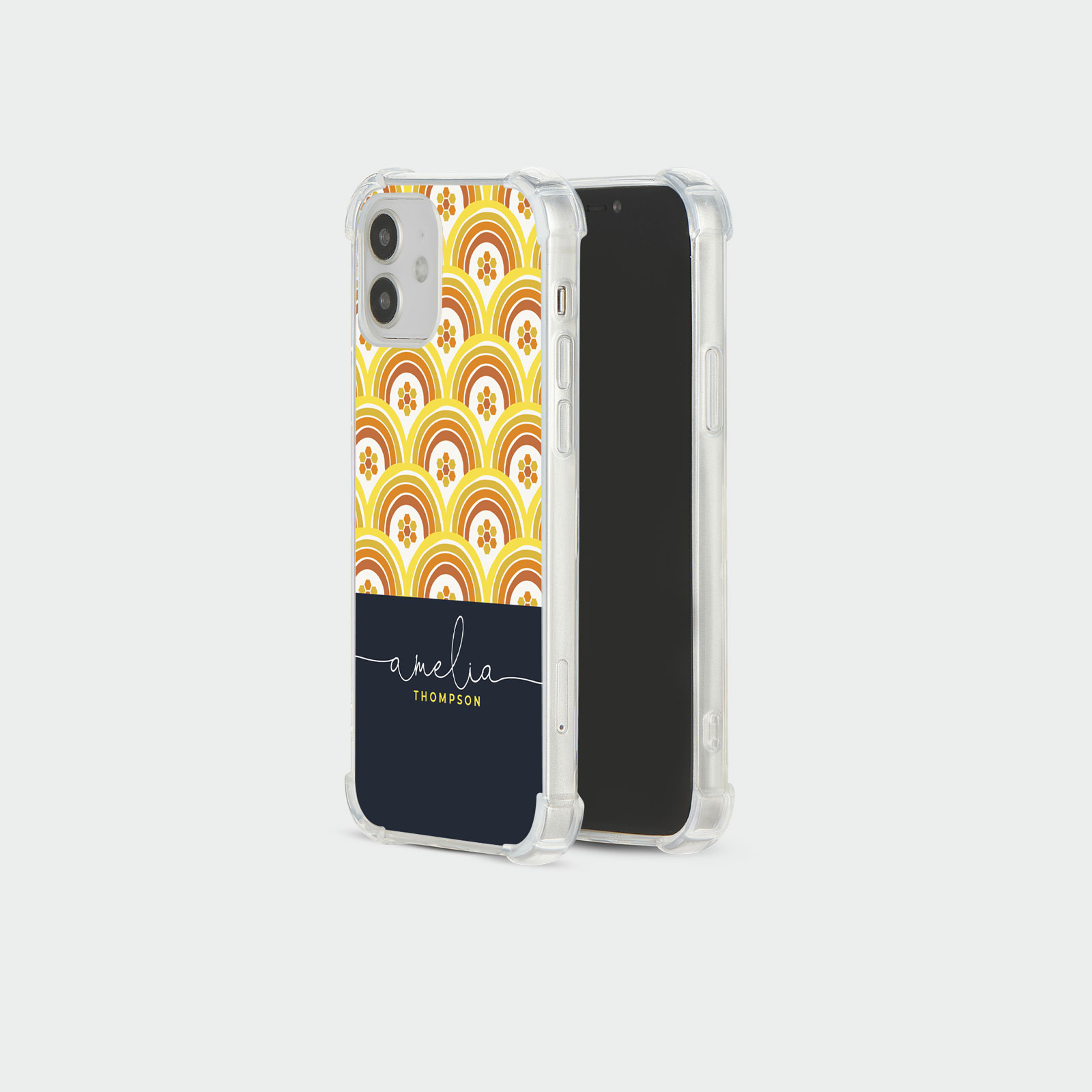 PERSONALISED CASE FOR IPHONE 13 12 SE 8 SHOCKPROOF PHONE COVER HONEYBEE FLORAL - Picture 19 of 122