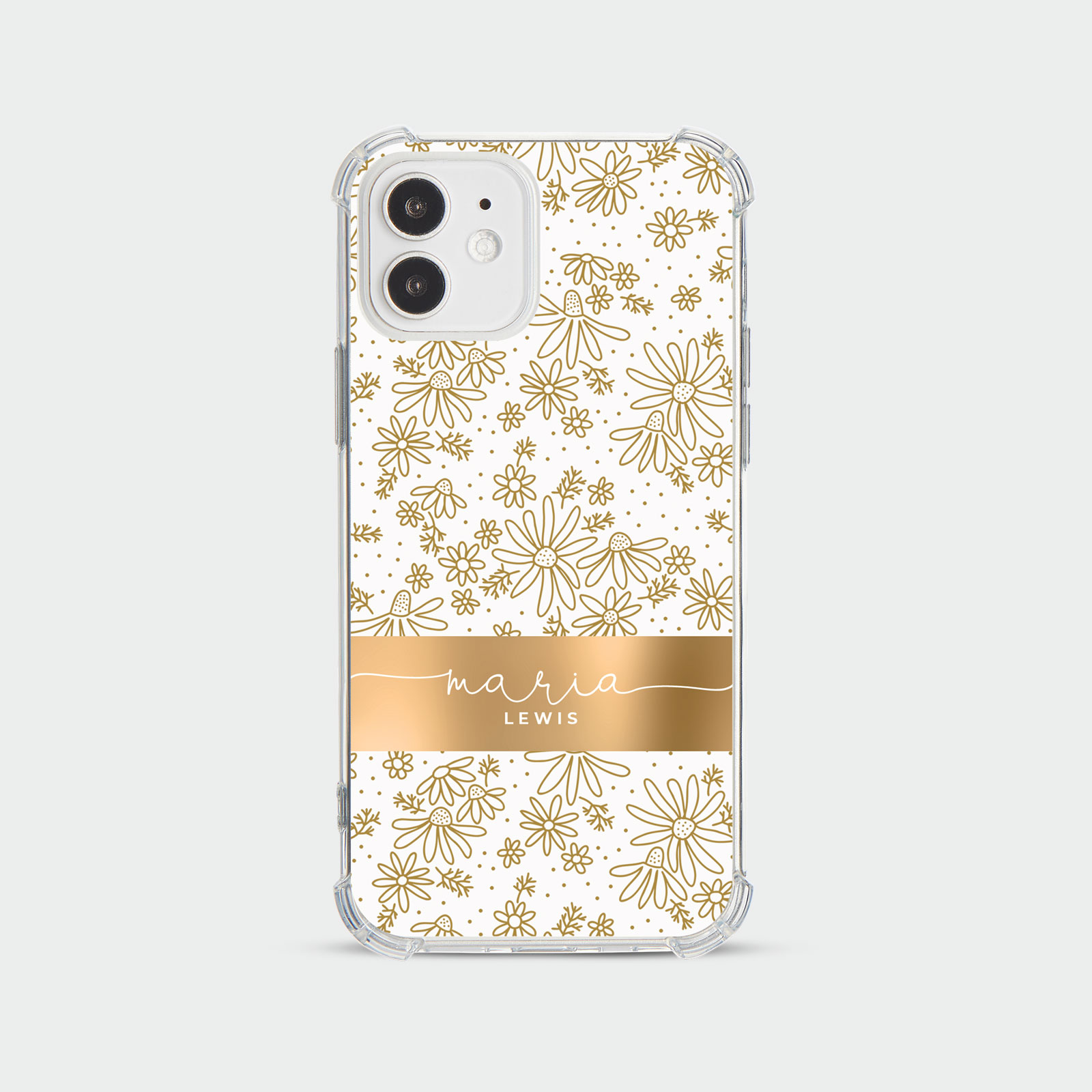 PERSONALISED CASE FOR IPHONE 13 12 SE 8 SHOCKPROOF PHONE COVER HONEYBEE FLORAL - Picture 34 of 122