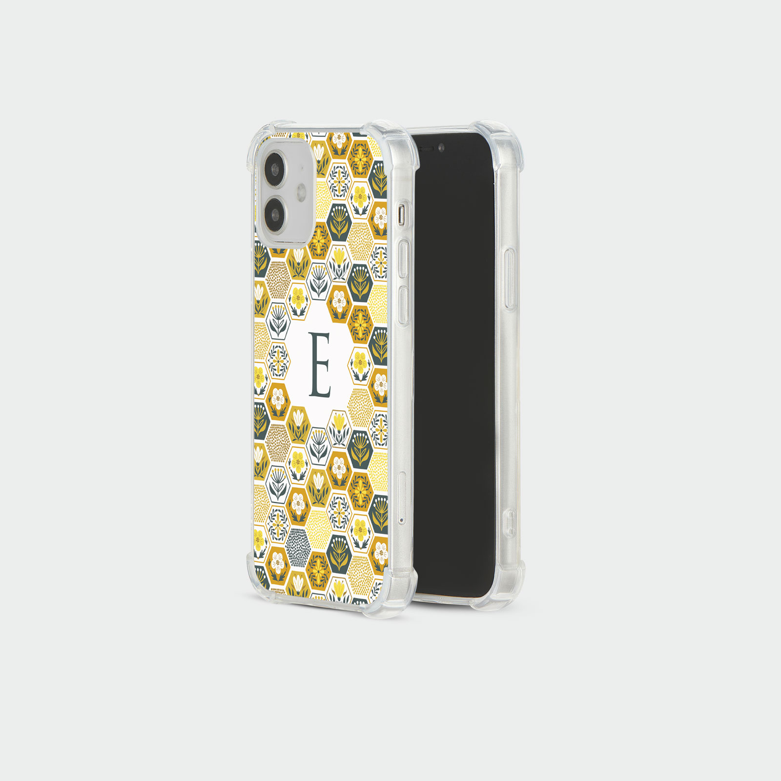 PERSONALISED CASE FOR IPHONE 13 12 SE 8 SHOCKPROOF PHONE COVER HONEYBEE FLORAL - Picture 43 of 122