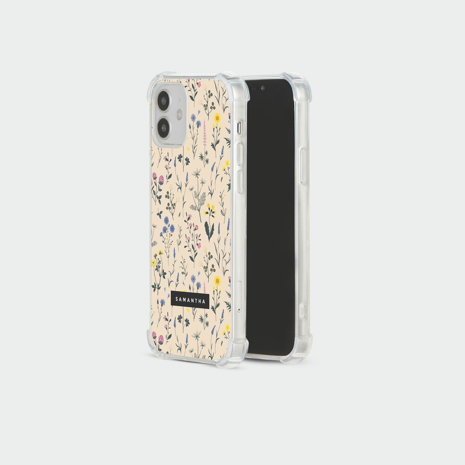 PERSONALISED CASE FOR IPHONE 13 12 SE 8 SHOCKPROOF PHONE COVER HONEYBEE FLORAL - Picture 63 of 122