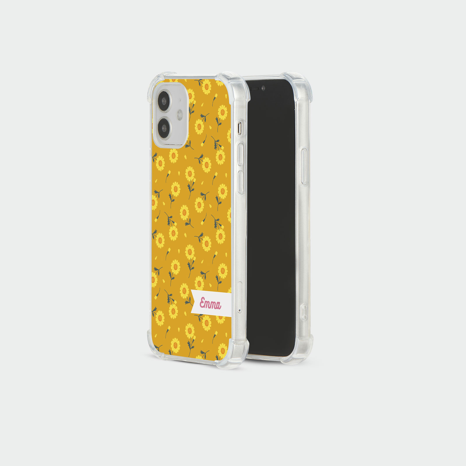 PERSONALISED CASE FOR IPHONE 13 12 SE 8 SHOCKPROOF PHONE COVER HONEYBEE FLORAL - Picture 83 of 122