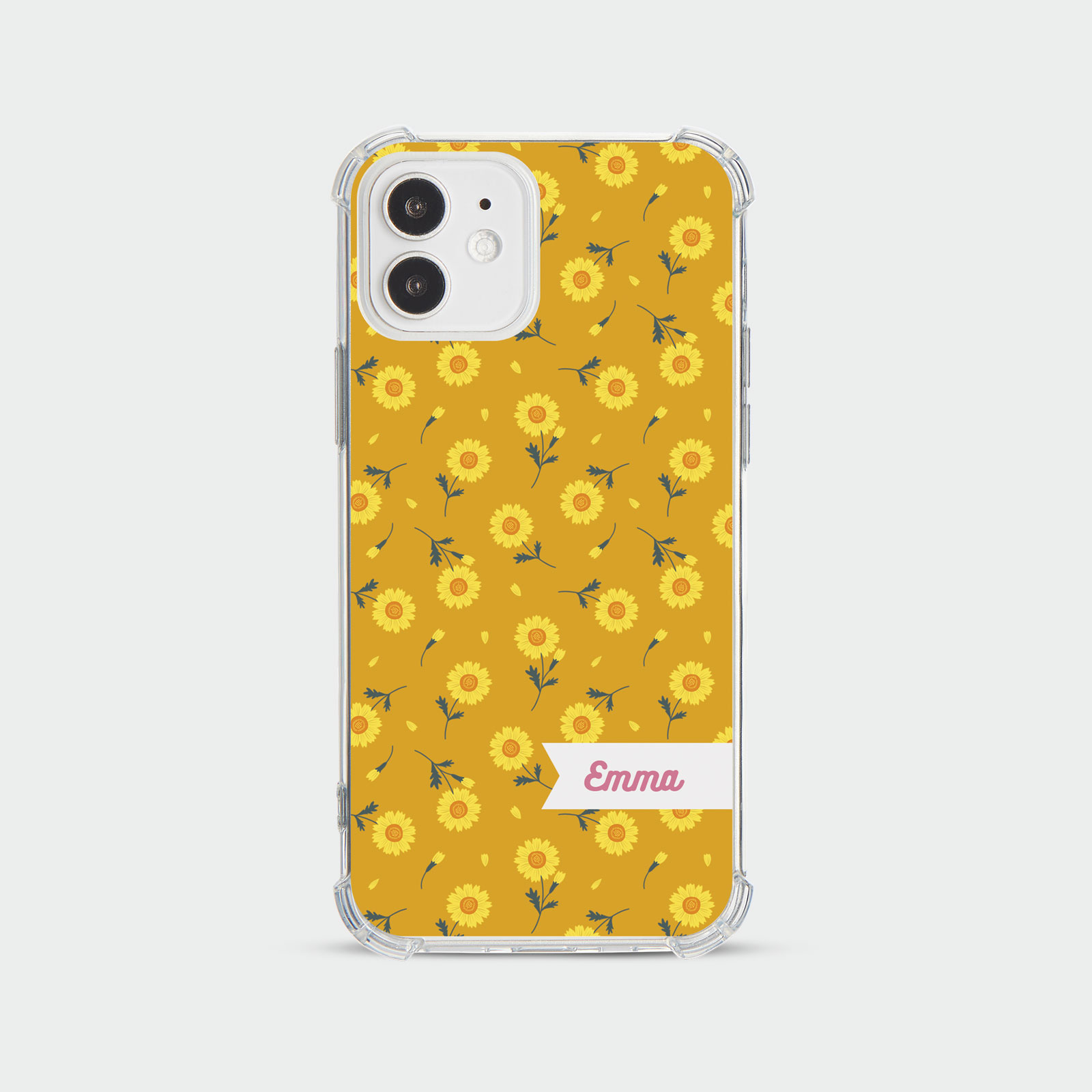 PERSONALISED CASE FOR IPHONE 13 12 SE 8 SHOCKPROOF PHONE COVER HONEYBEE FLORAL - Picture 82 of 122