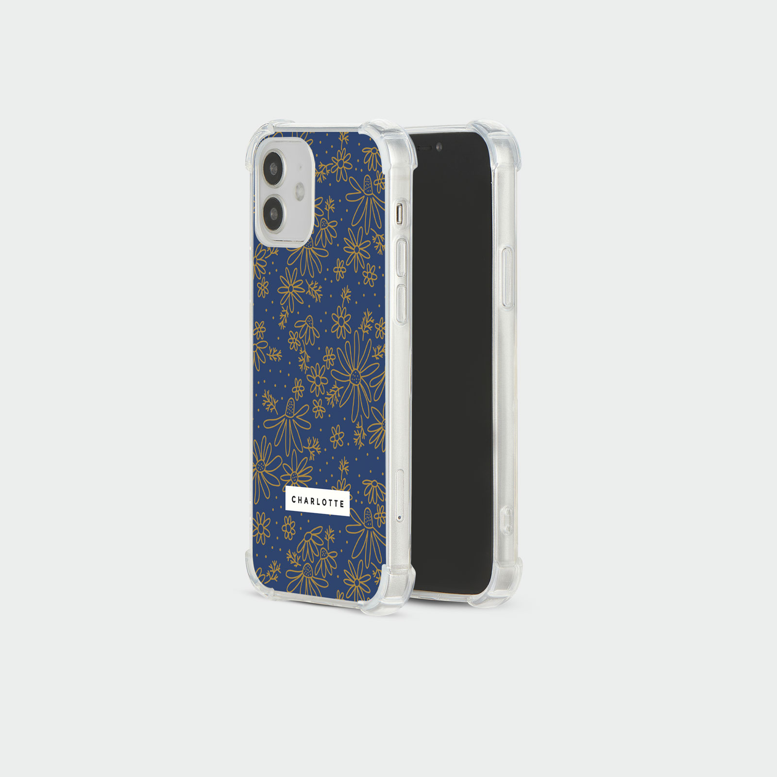 PERSONALISED CASE FOR IPHONE 13 12 SE 8 SHOCKPROOF PHONE COVER HONEYBEE FLORAL - Picture 95 of 122