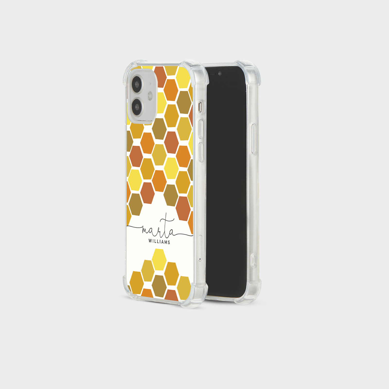 PERSONALISED CASE FOR IPHONE 13 12 SE 8 SHOCKPROOF PHONE COVER HONEYBEE FLORAL - Picture 99 of 122