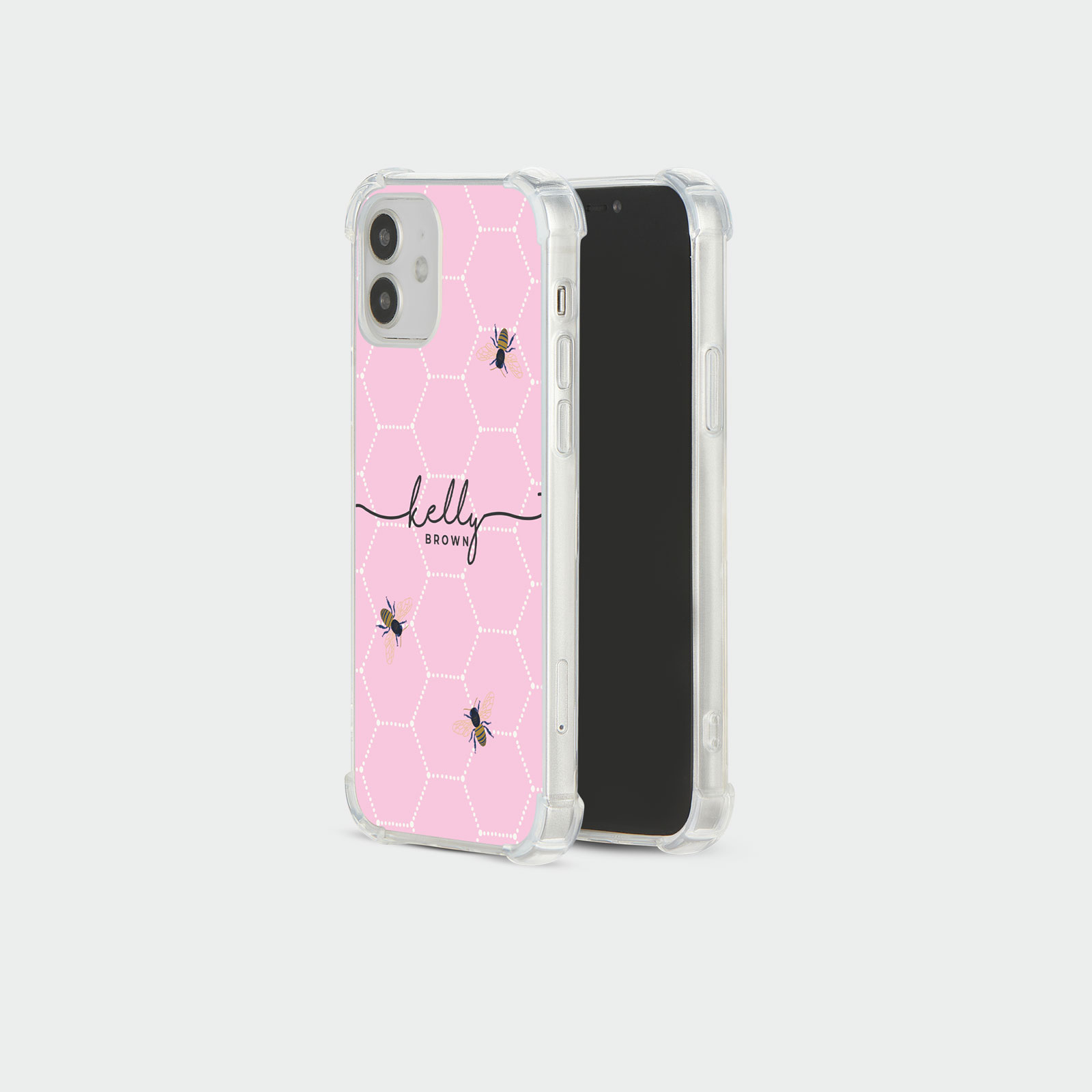 PERSONALISED CASE FOR IPHONE 13 12 SE 8 SHOCKPROOF PHONE COVER HONEYBEE FLORAL - Picture 115 of 122