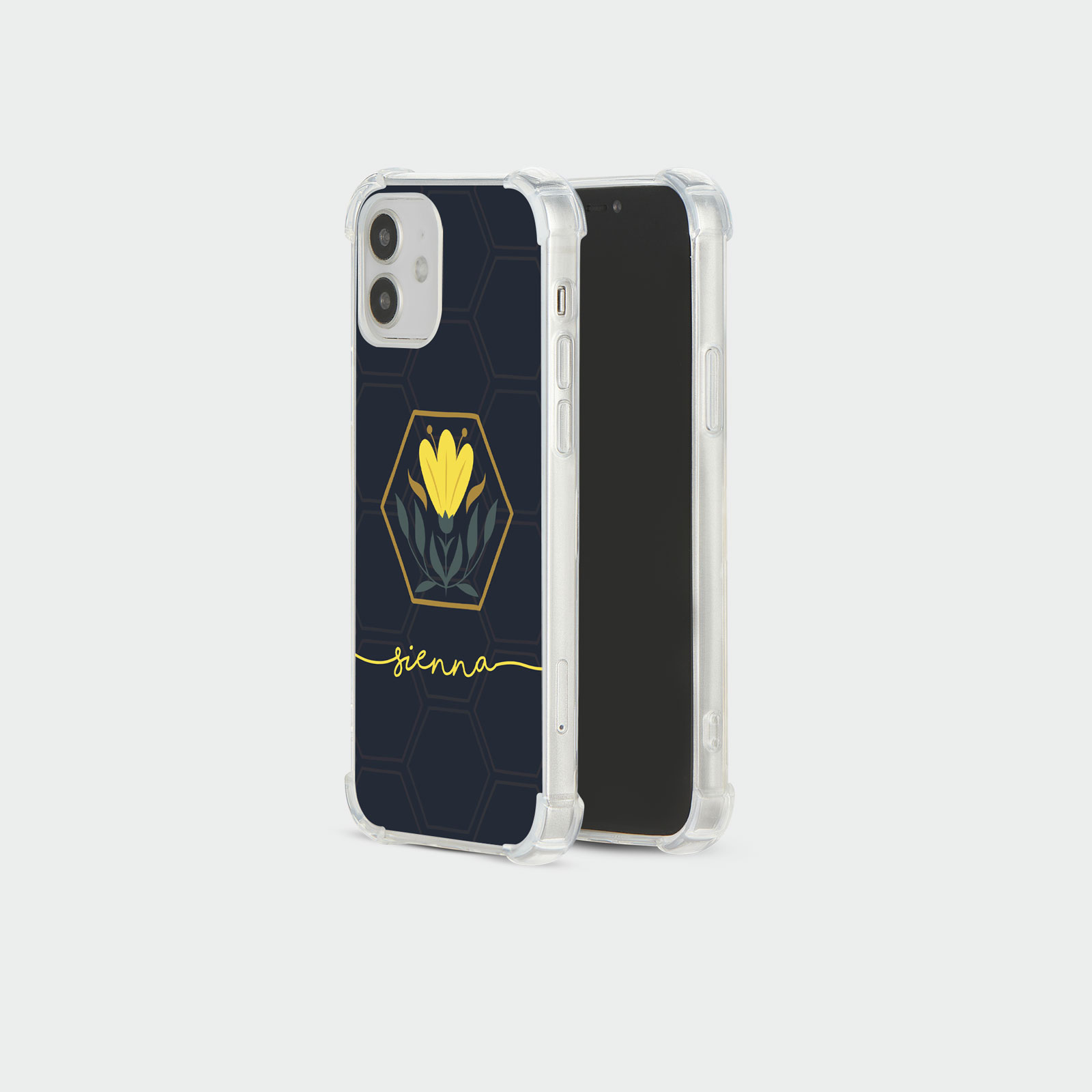 PERSONALISED CASE FOR IPHONE 13 12 SE 8 SHOCKPROOF PHONE COVER HONEYBEE FLORAL - Picture 119 of 122