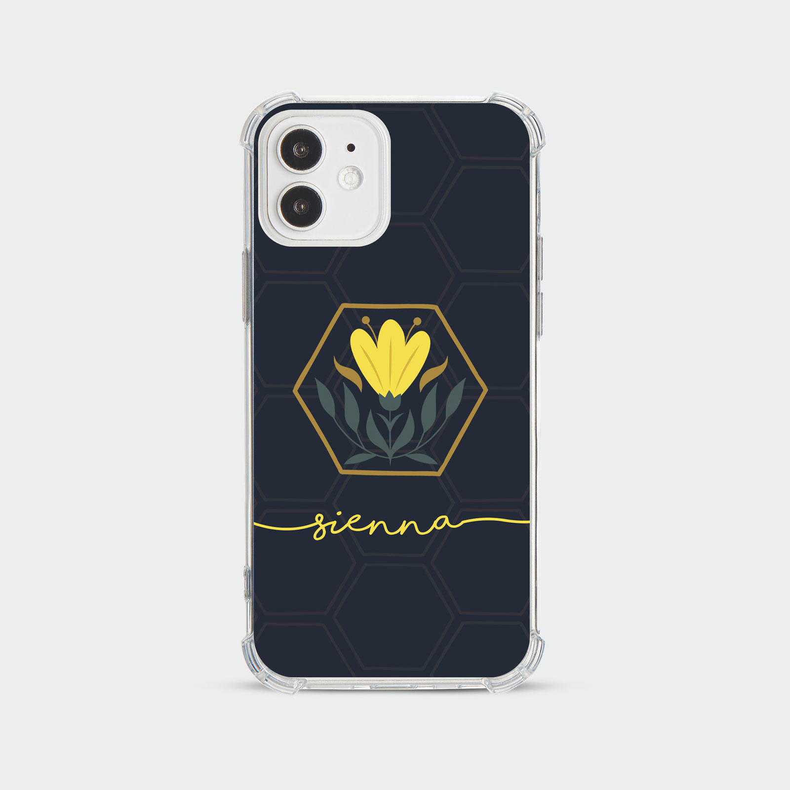 PERSONALISED CASE FOR IPHONE 13 12 SE 8 SHOCKPROOF PHONE COVER HONEYBEE FLORAL - Picture 118 of 122