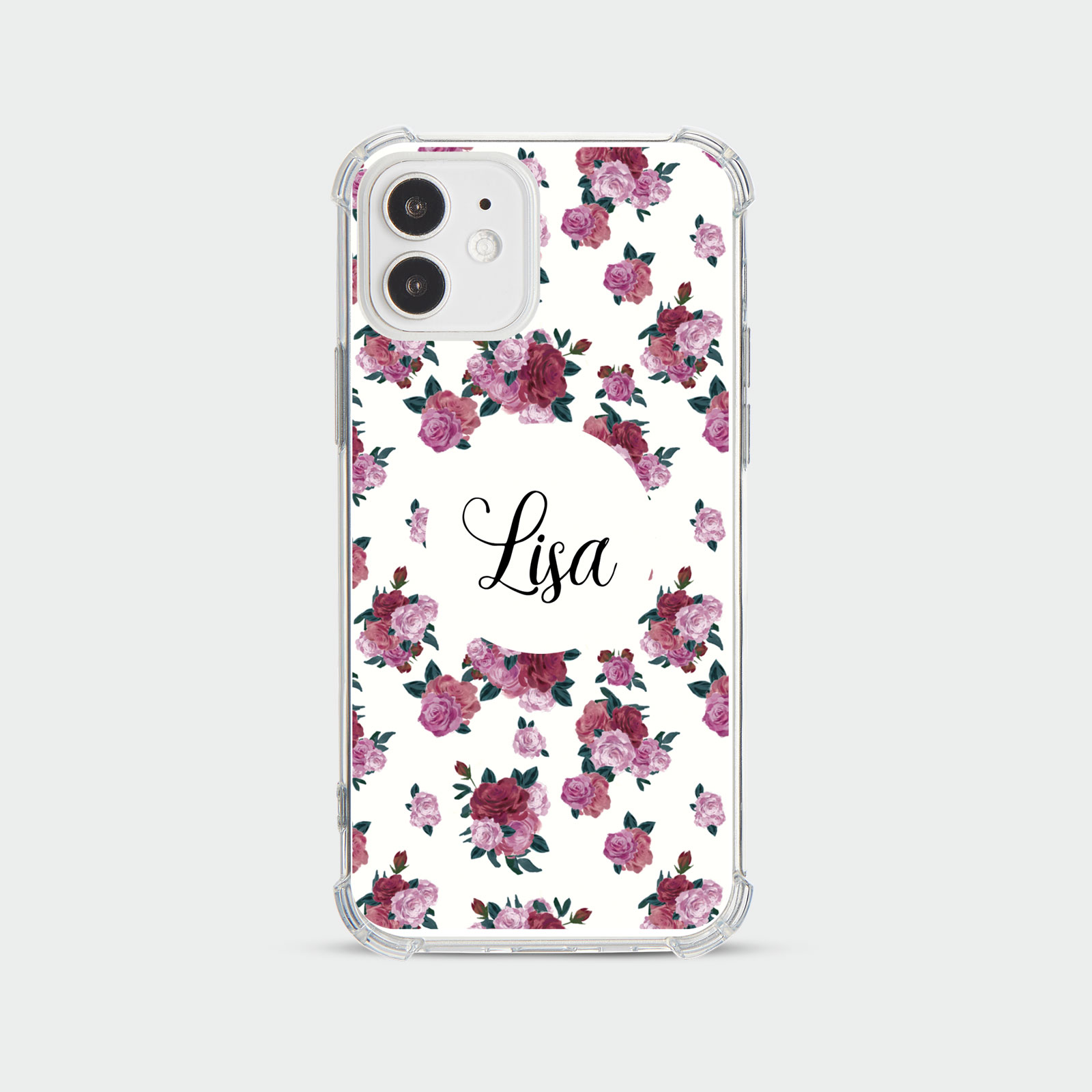 PERSONALISED CASE FOR IPHONE SHOCKPROOF PHONE COVER UNICORNS ROSES HEART FLORAL - Picture 18 of 34