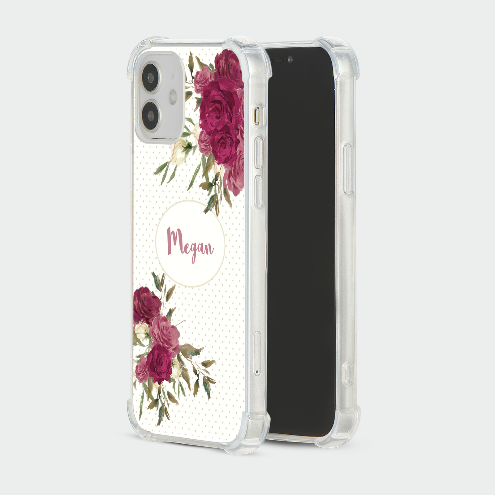 PERSONALISED CASE FOR IPHONE SHOCKPROOF PHONE COVER UNICORNS ROSES HEART FLORAL - Picture 24 of 34