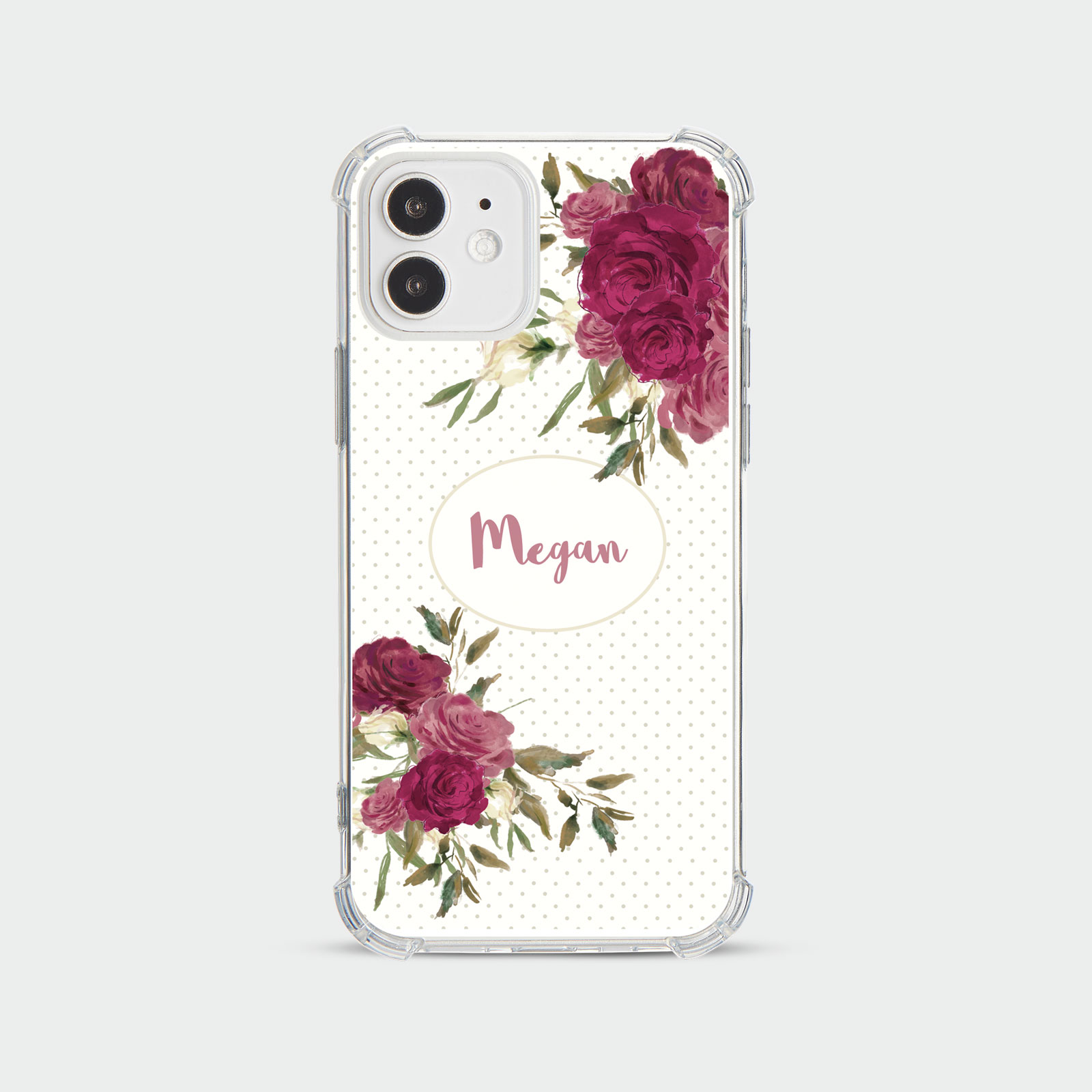 PERSONALISED CASE FOR IPHONE SHOCKPROOF PHONE COVER UNICORNS ROSES HEART FLORAL - Picture 22 of 34