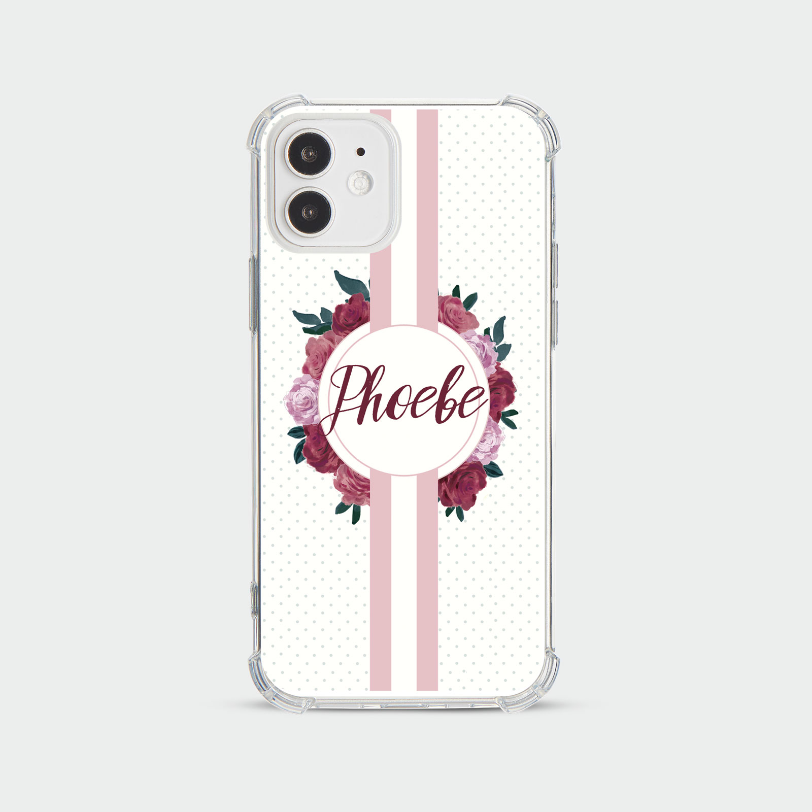 PERSONALISED CASE FOR IPHONE SHOCKPROOF PHONE COVER UNICORNS ROSES HEART FLORAL - Picture 30 of 34
