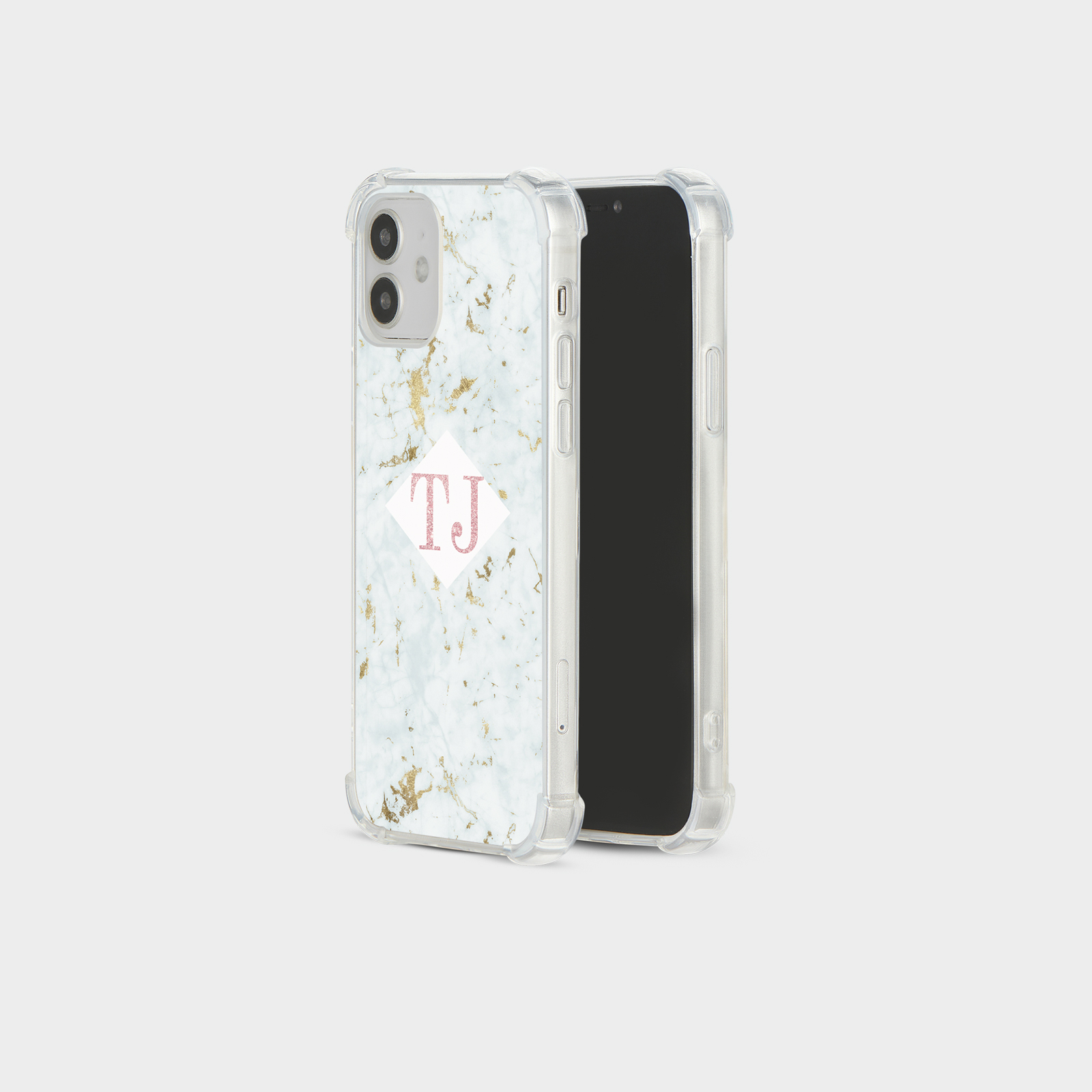 PERSONALISED CASE FOR IPHONE SHOCKPROOF PHONE COVER MARBLE GOLD GRANITE STONE - Picture 3 of 34