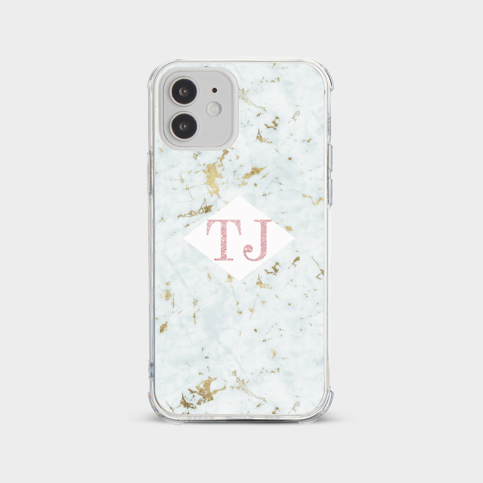 PERSONALISED CASE FOR IPHONE SHOCKPROOF PHONE COVER MARBLE GOLD GRANITE STONE - Picture 2 of 34