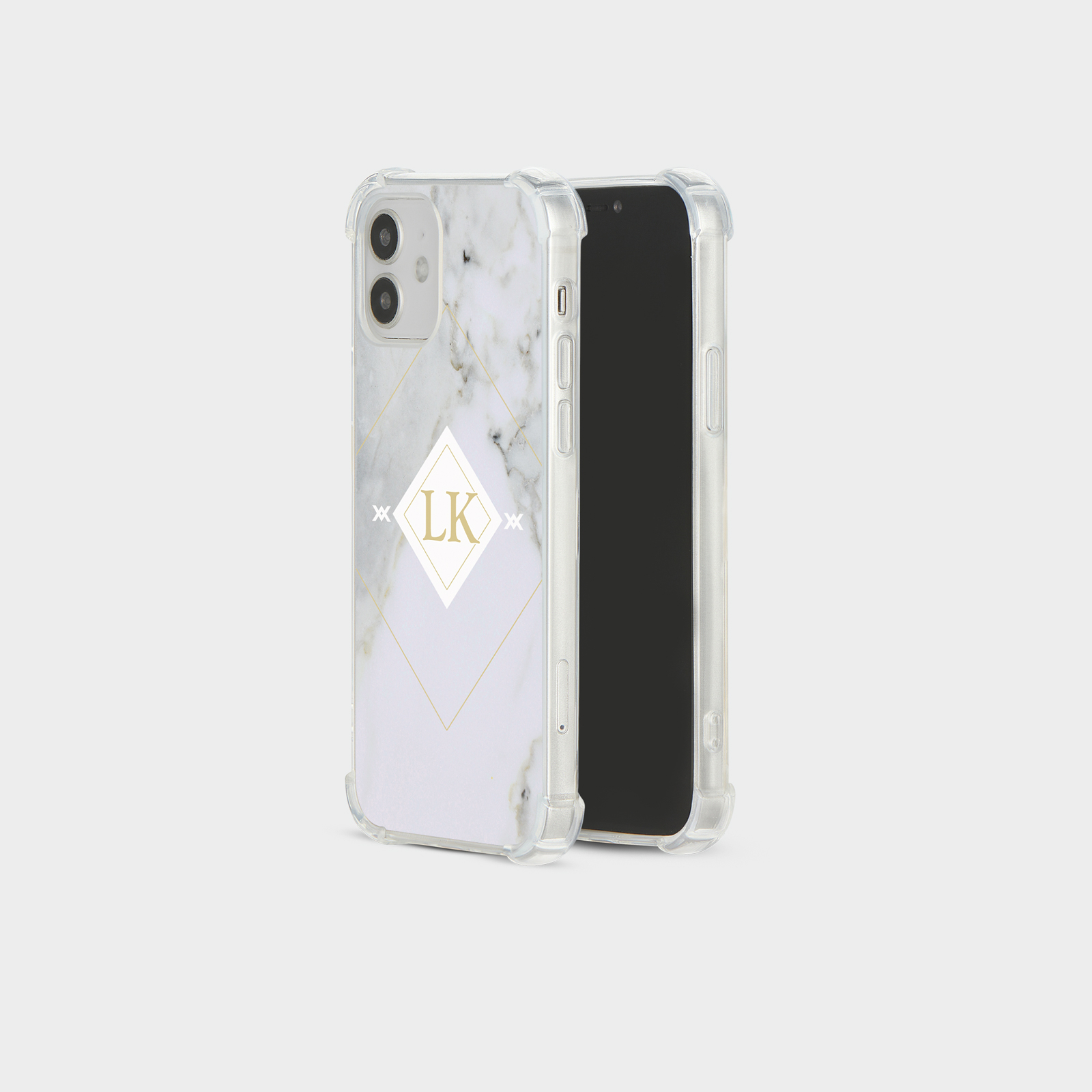 PERSONALISED CASE FOR IPHONE SHOCKPROOF PHONE COVER MARBLE GOLD GRANITE STONE - Picture 11 of 34
