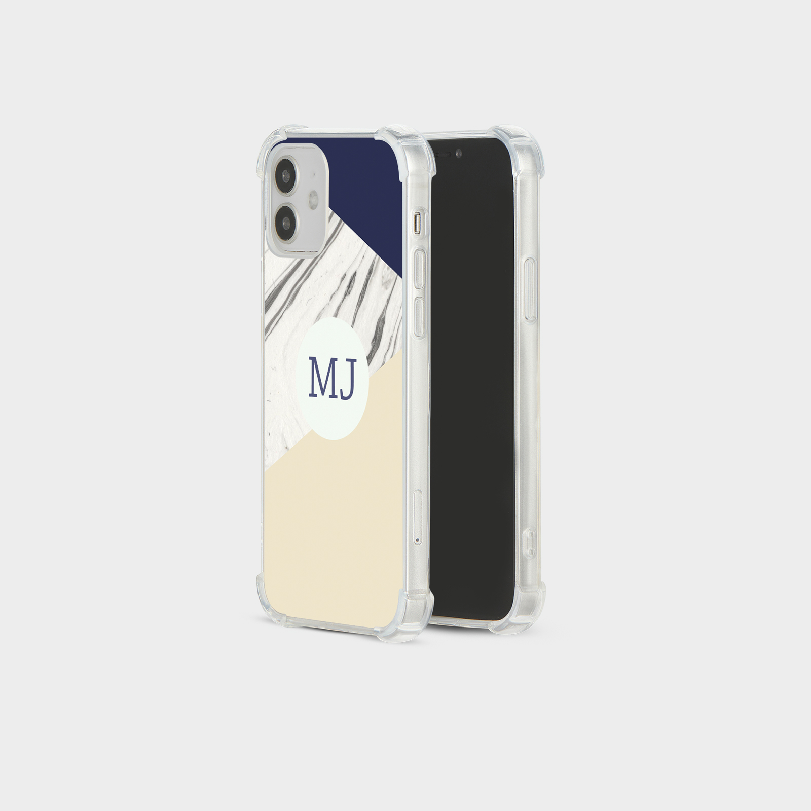 PERSONALISED CASE FOR IPHONE SHOCKPROOF PHONE COVER MARBLE GOLD GRANITE STONE - Picture 15 of 34