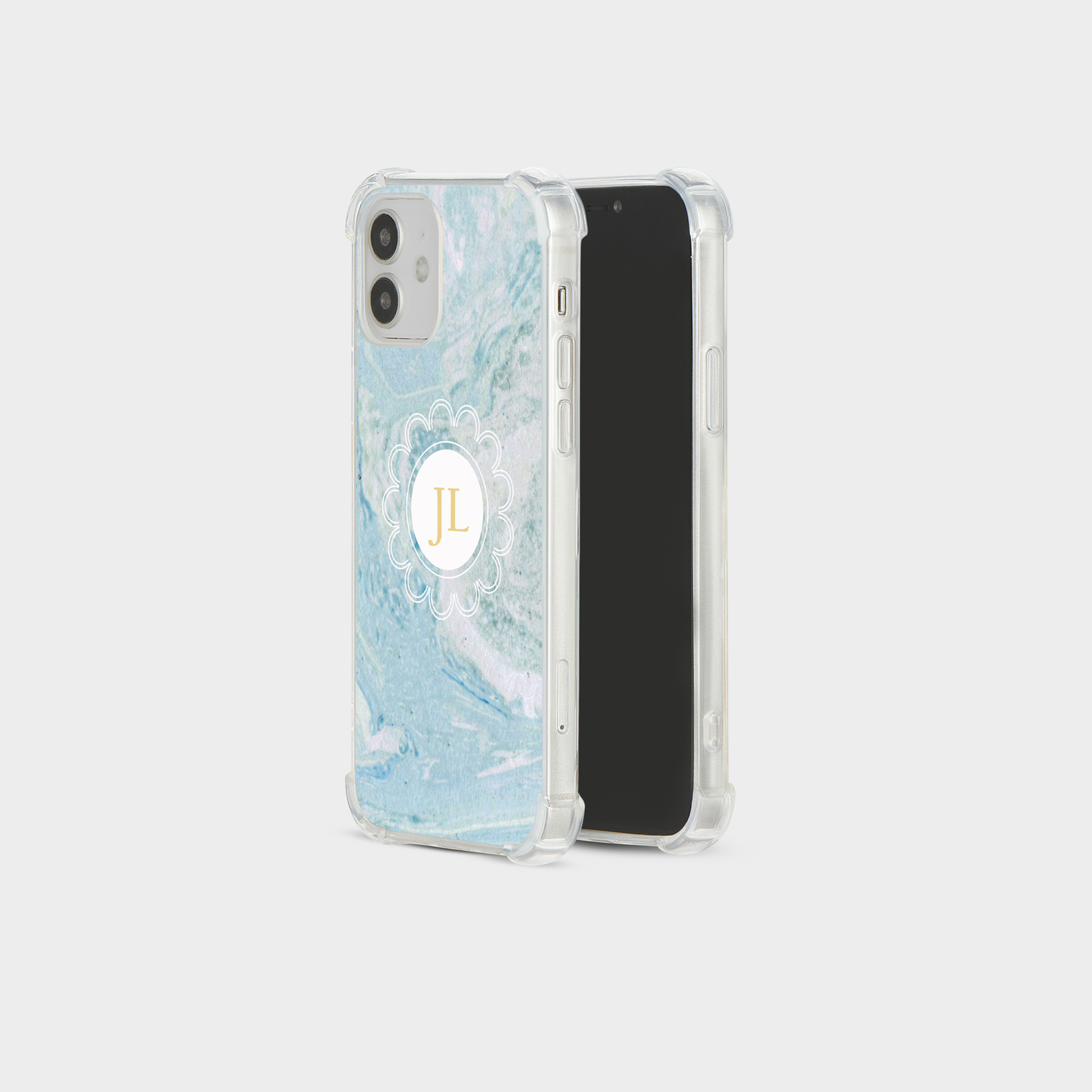 PERSONALISED CASE FOR IPHONE SHOCKPROOF PHONE COVER MARBLE GOLD GRANITE STONE - Picture 19 of 34