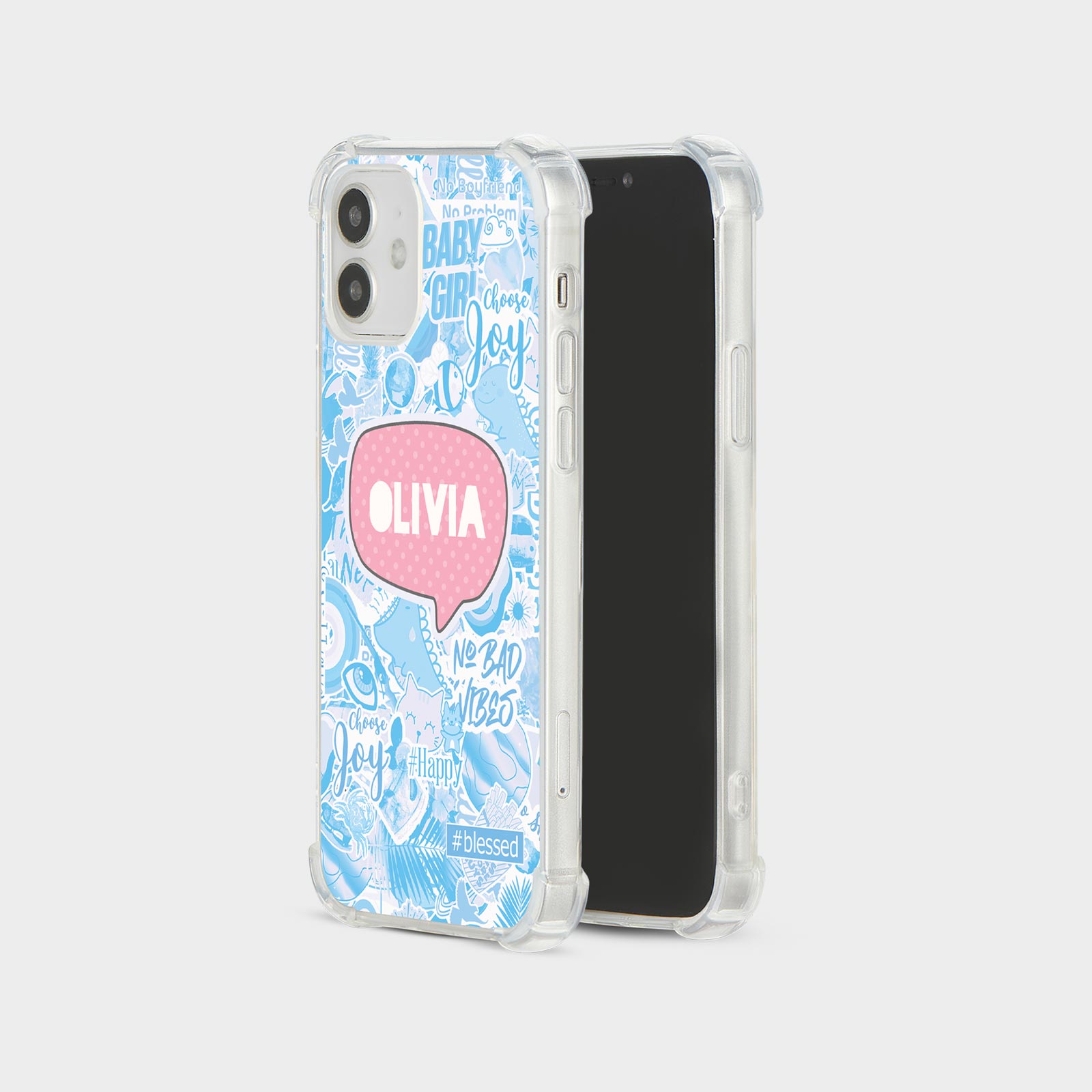 PERSONALISED CASE FOR IPHONE 15 14 13 12 11 SE SHOCKPROOF PHONE COVER STICKERS - Picture 15 of 22