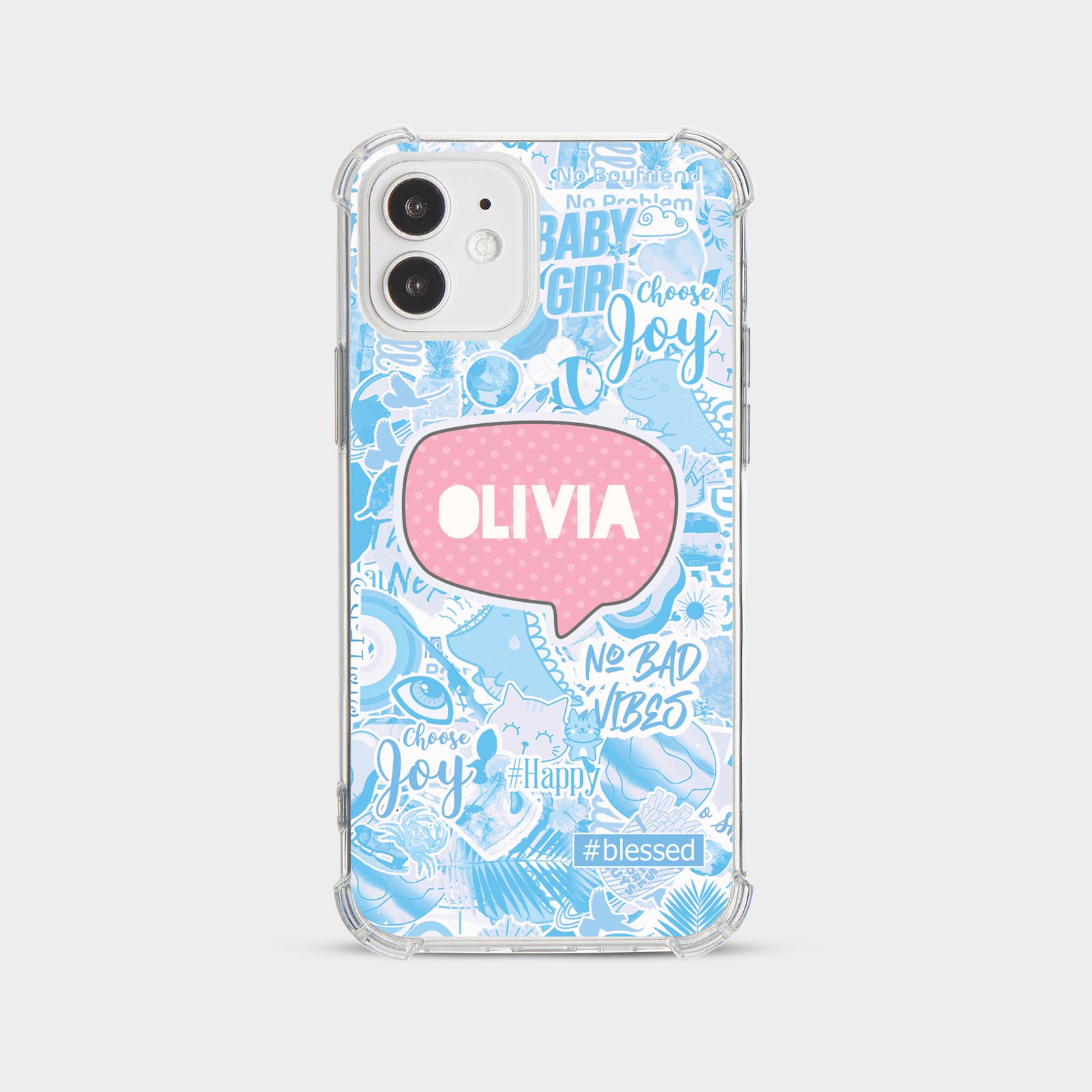 PERSONALISED CASE FOR IPHONE 15 14 13 12 11 SE SHOCKPROOF PHONE COVER STICKERS - Picture 14 of 22