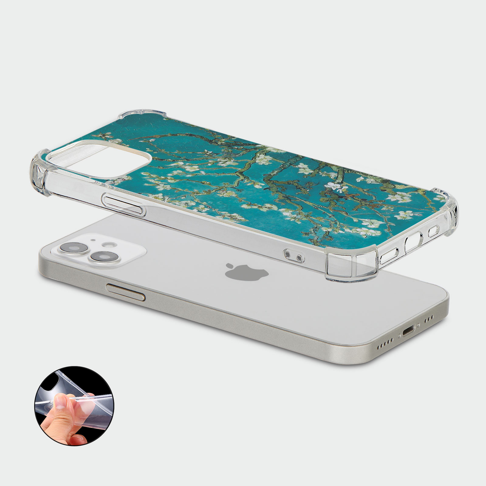 CASE FOR IPHONE 15 14 13 12 11 SE 8 PRO SHOCKPROOF PHONE COVER CLASSIC PAINTINGS - Picture 8 of 34