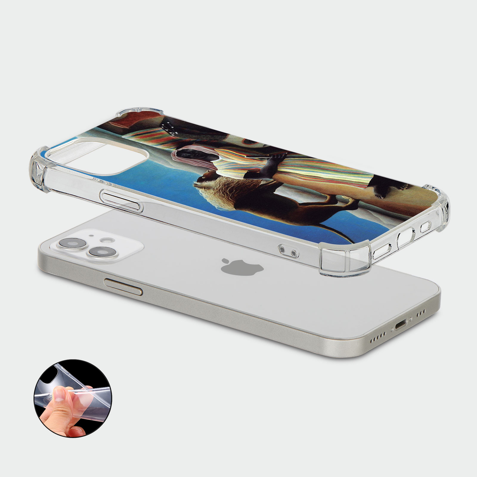 CASE FOR IPHONE 15 14 13 12 11 SE 8 PRO SHOCKPROOF PHONE COVER CLASSIC PAINTINGS - Picture 12 of 34