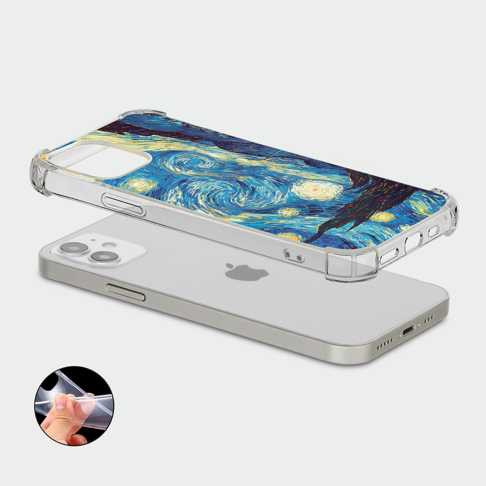 CASE FOR IPHONE 15 14 13 12 11 SE 8 PRO SHOCKPROOF PHONE COVER CLASSIC PAINTINGS - Picture 20 of 34
