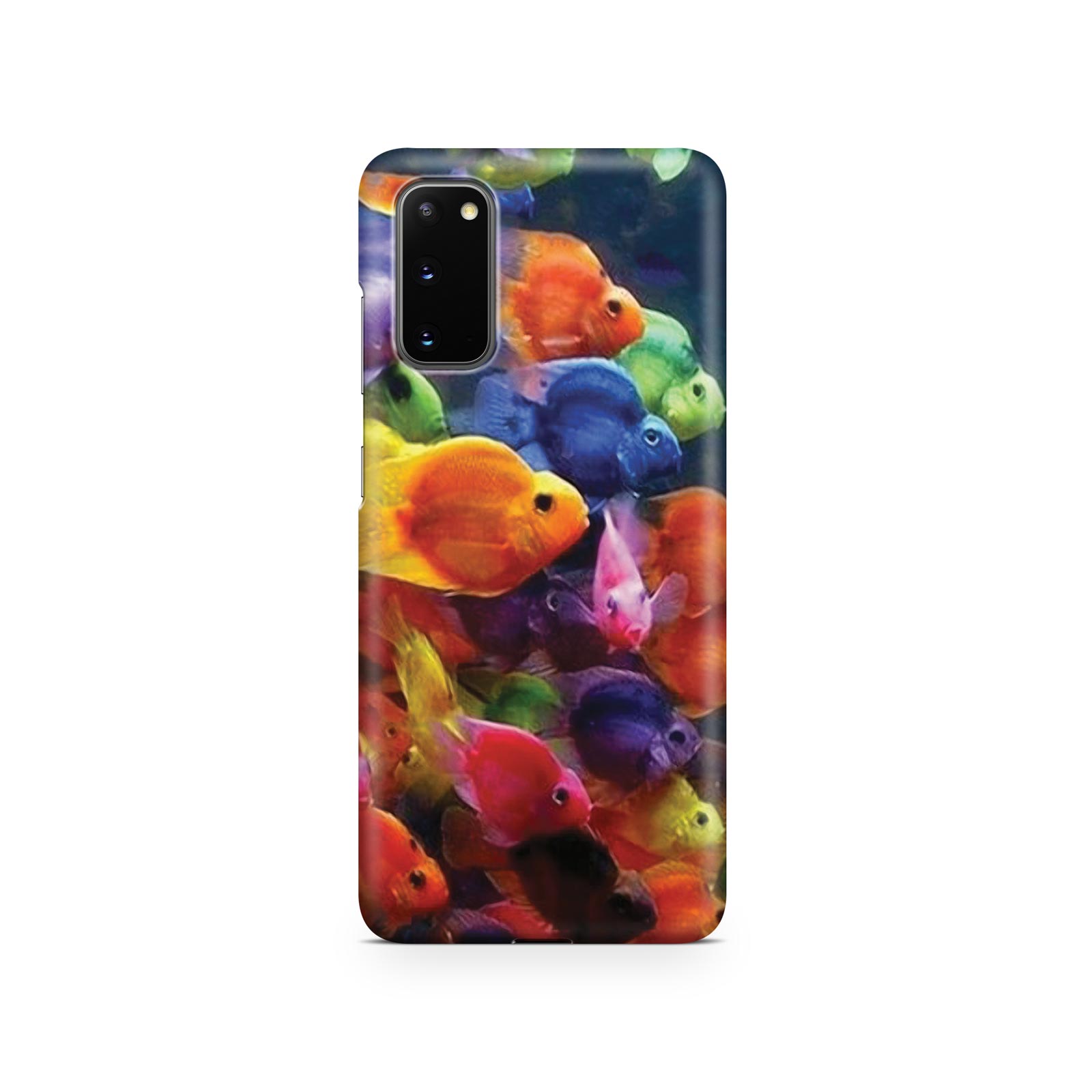 CASE FOR SAMSUNG S24 S23 S22 S20 S10 S9 HARD PHONE COVER TROPICAL AQUARIUM FISH - Picture 2 of 10