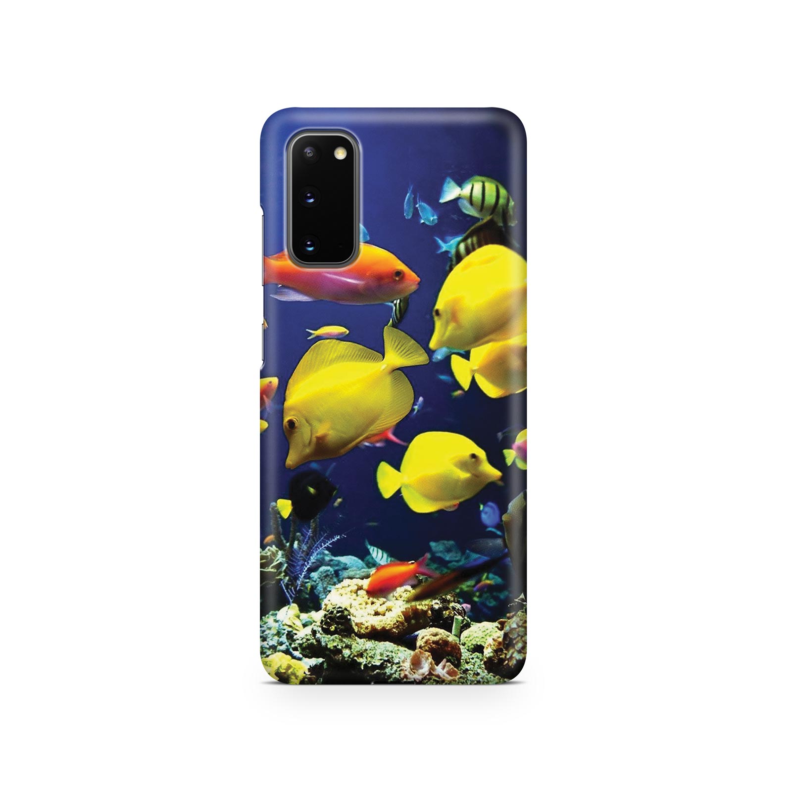 CASE FOR SAMSUNG S24 S23 S22 S20 S10 S9 HARD PHONE COVER TROPICAL AQUARIUM FISH - Picture 4 of 10