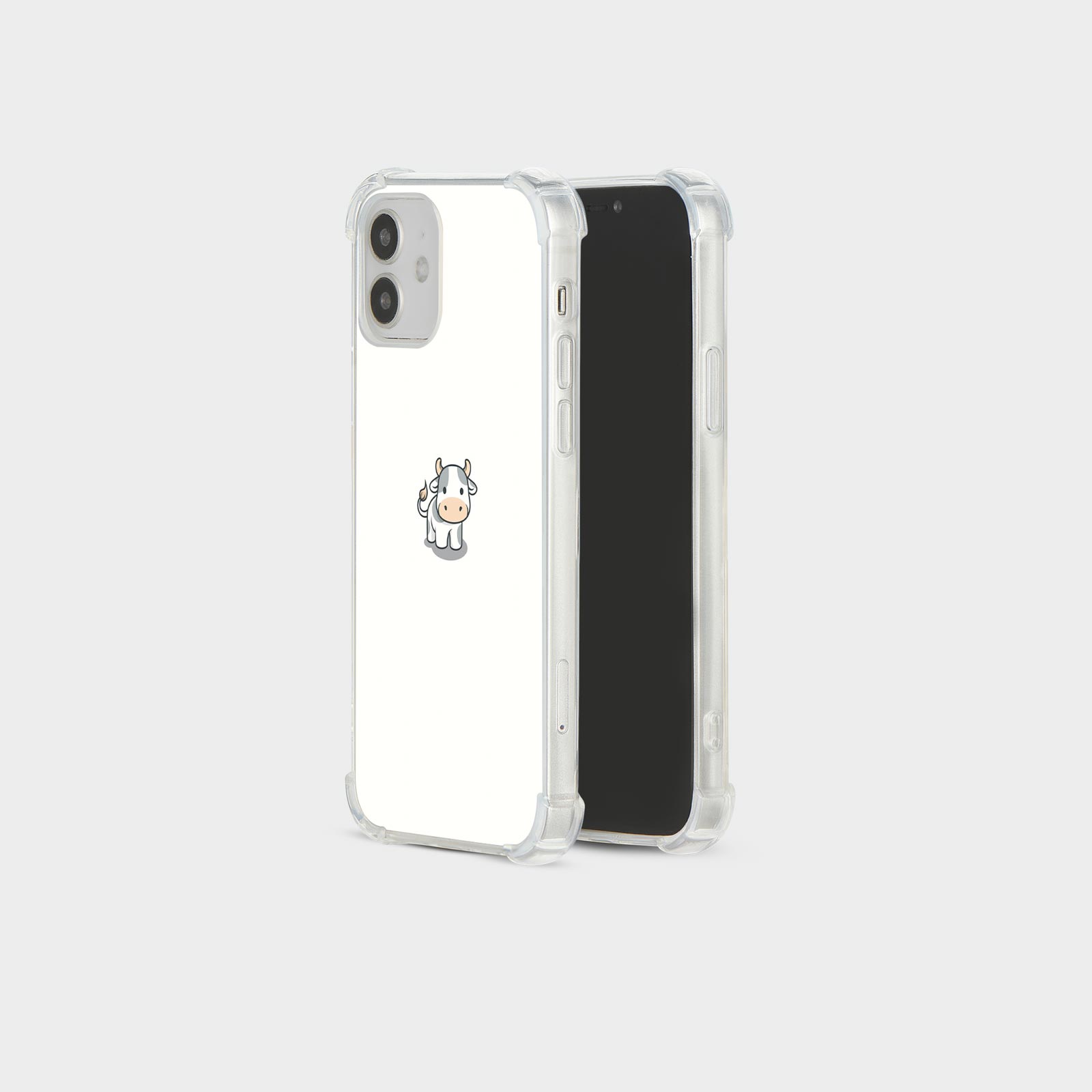 CASE FOR IPHONE 15 14 13 12 SE SHOCKPROOF PHONE COVER CUTE BABY COW KAWAII FUNNY - Picture 7 of 34