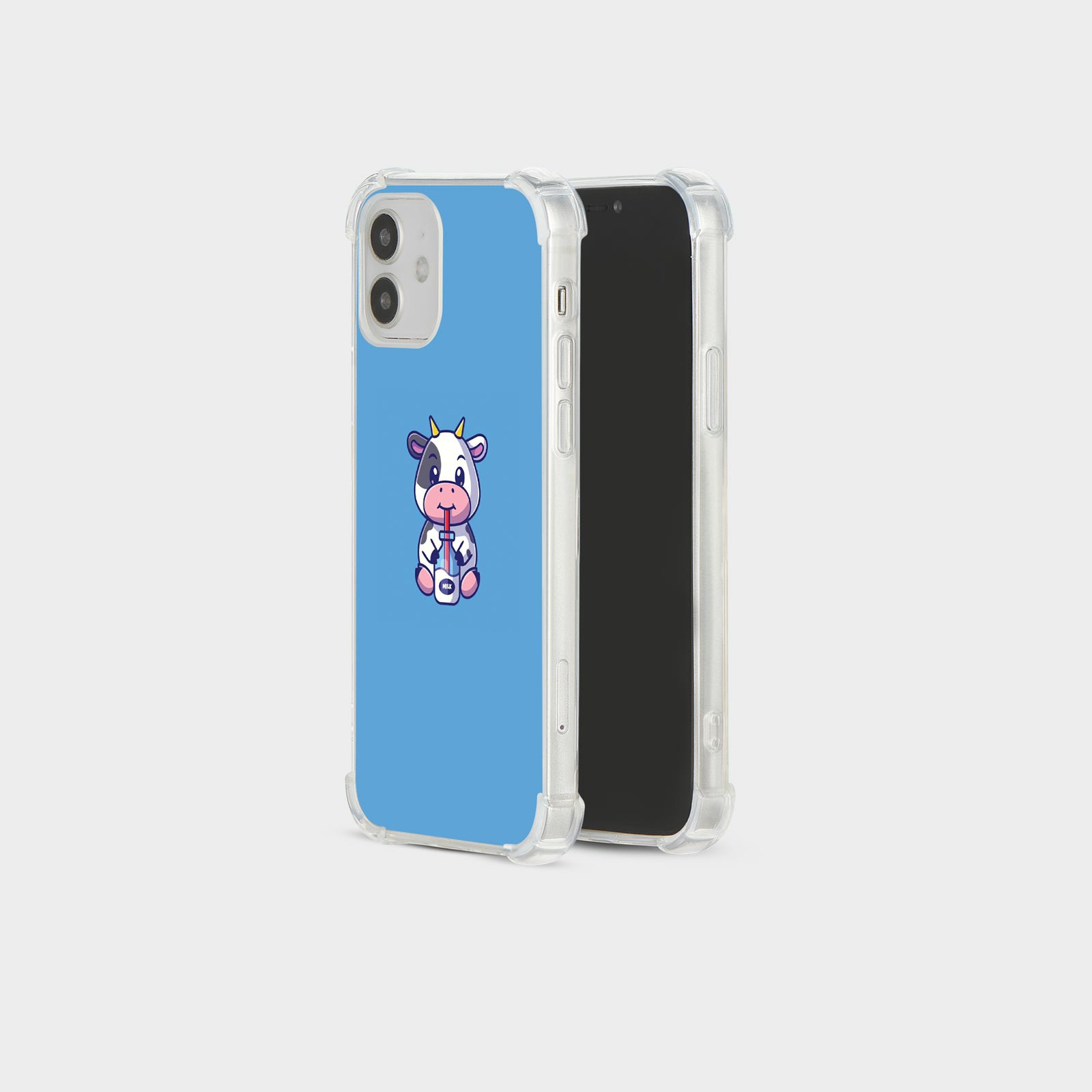 CASE FOR IPHONE 15 14 13 12 SE SHOCKPROOF PHONE COVER CUTE BABY COW KAWAII FUNNY - Picture 19 of 34