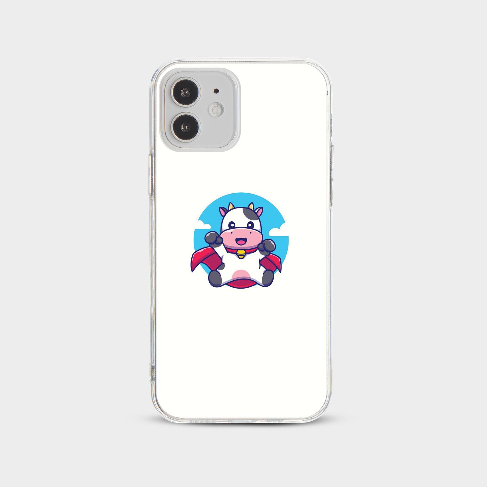 CASE FOR IPHONE 15 14 13 12 SE SHOCKPROOF PHONE COVER CUTE BABY COW KAWAII FUNNY - Picture 22 of 34