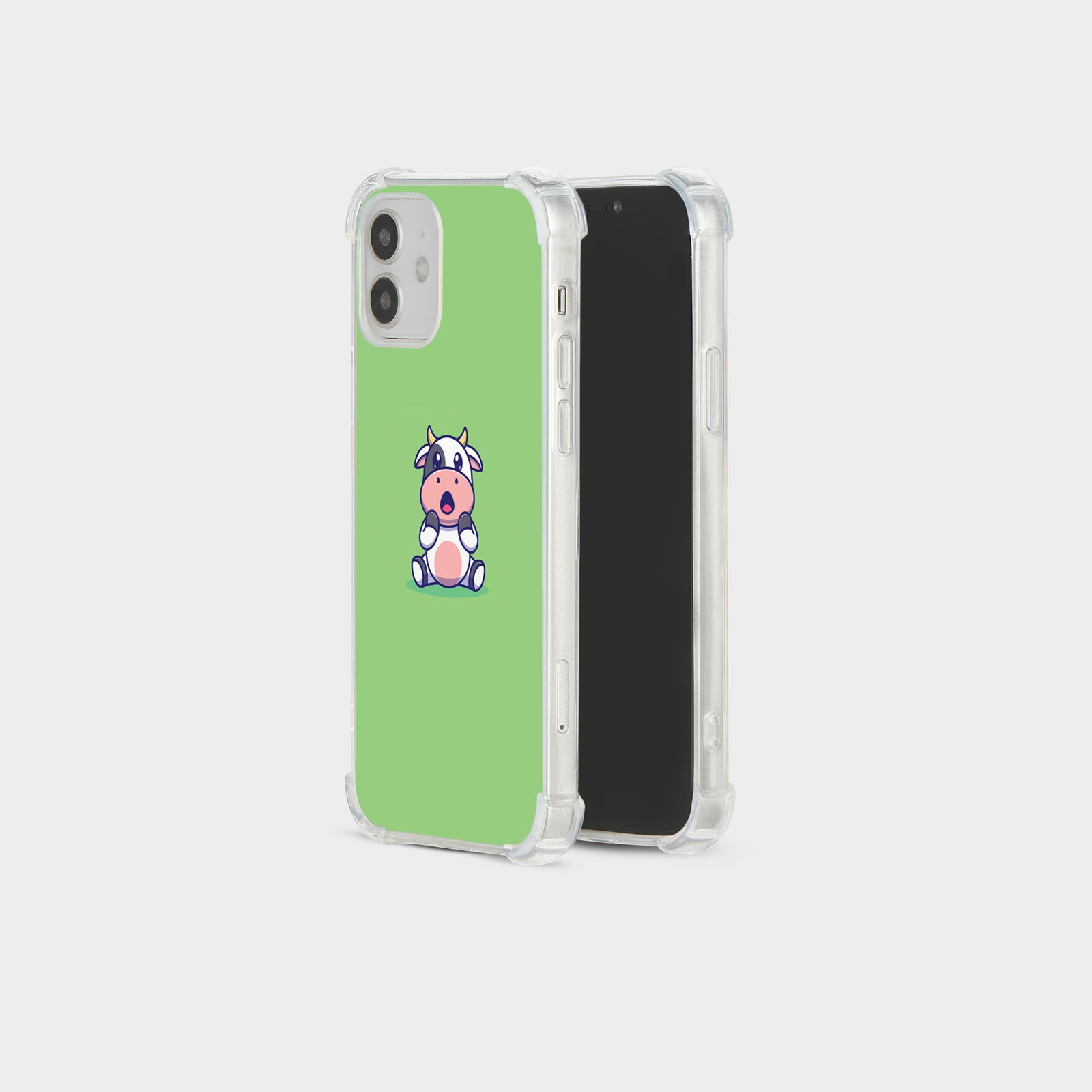 CASE FOR IPHONE 15 14 13 12 SE SHOCKPROOF PHONE COVER CUTE BABY COW KAWAII FUNNY - Picture 27 of 34